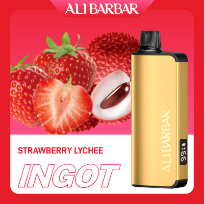 Alibarbar Ingot 9000 Strawberry Lychee Ice 