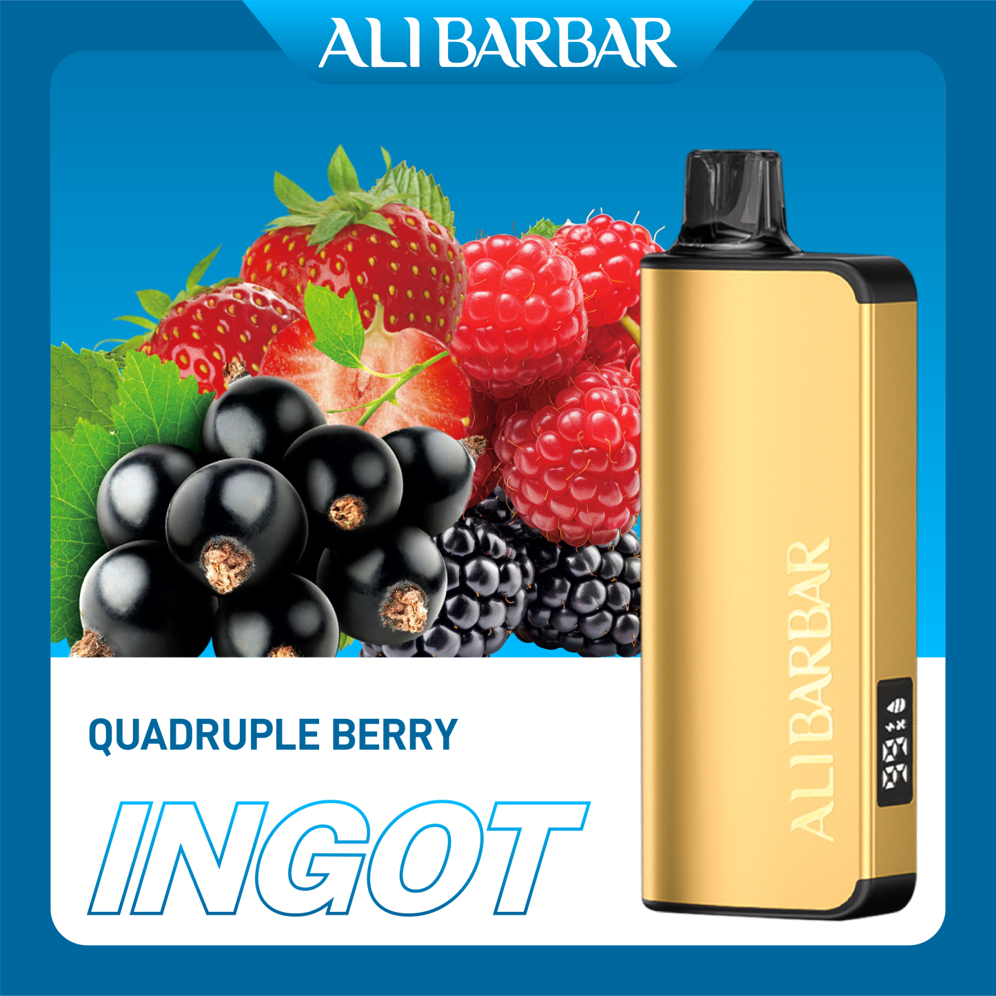 Alibarbar Ingot 9000 Quadruple Berry