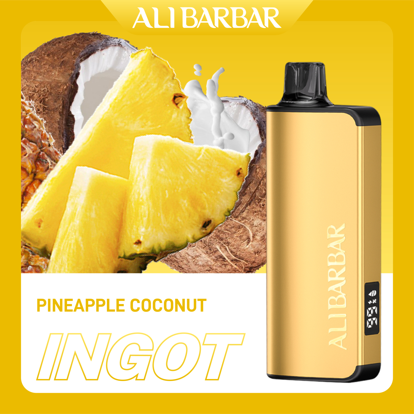 Alibarbar Ingot 9000 Pineapple Coconut 