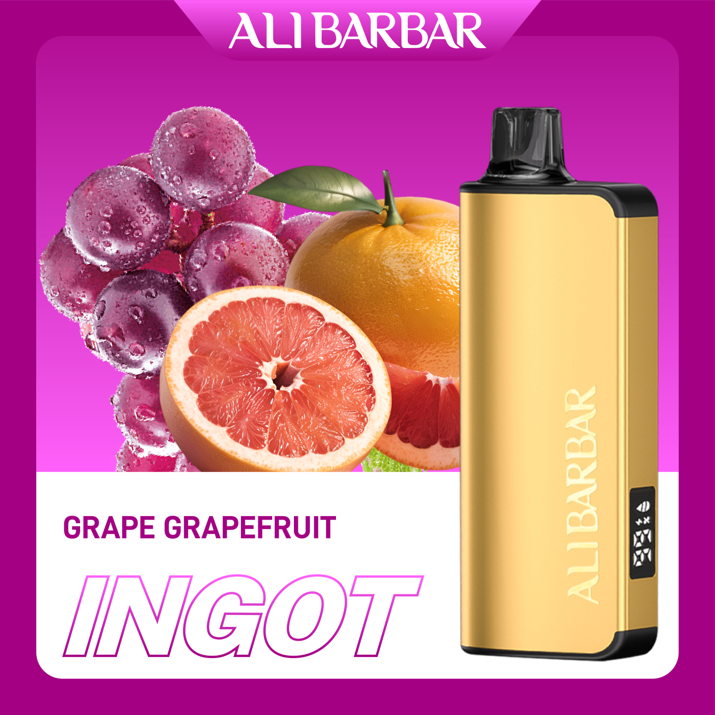 Alibarbar Ingot 9000 Grape Grapefruit