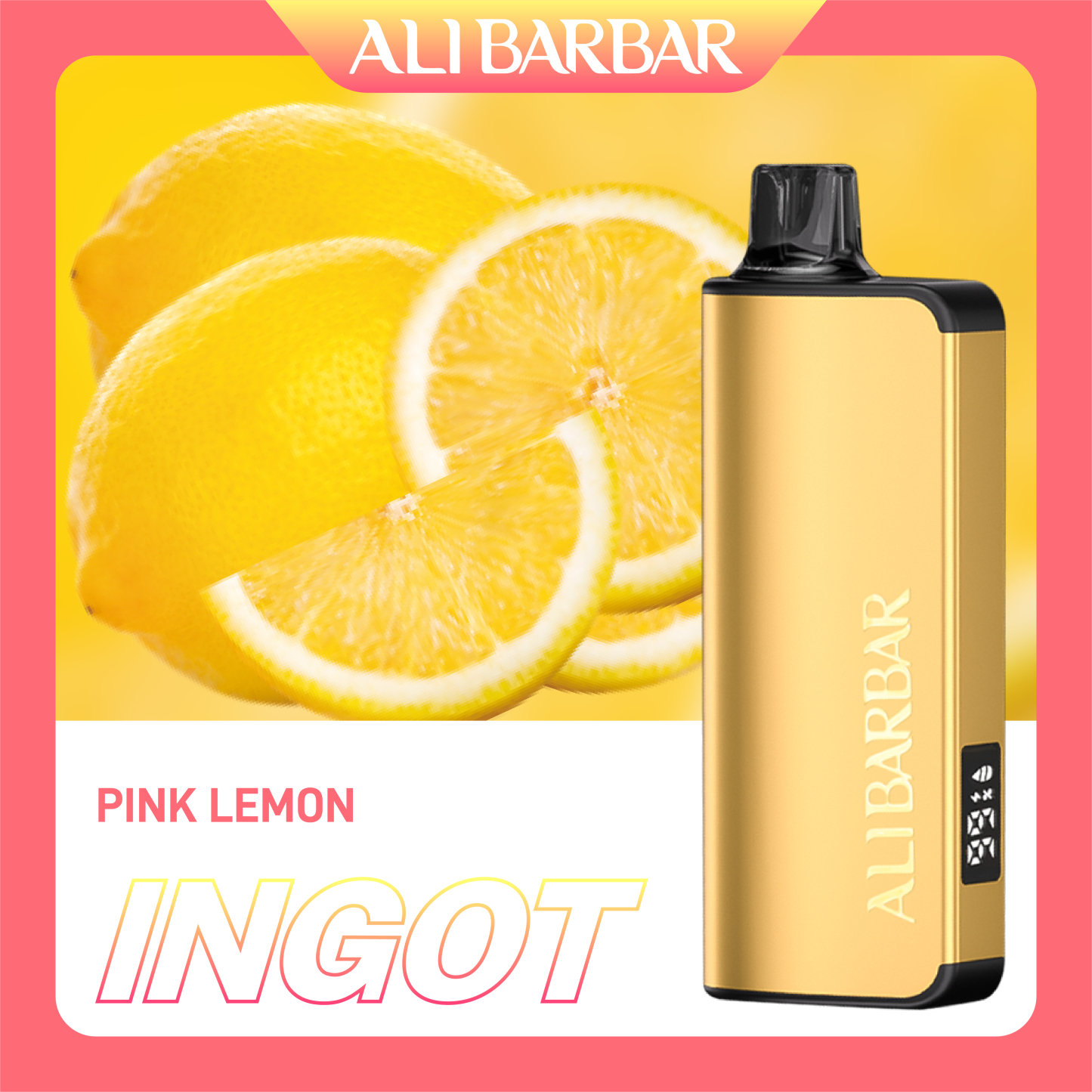 Alibarbar Ingot 9000 Pink Lemon