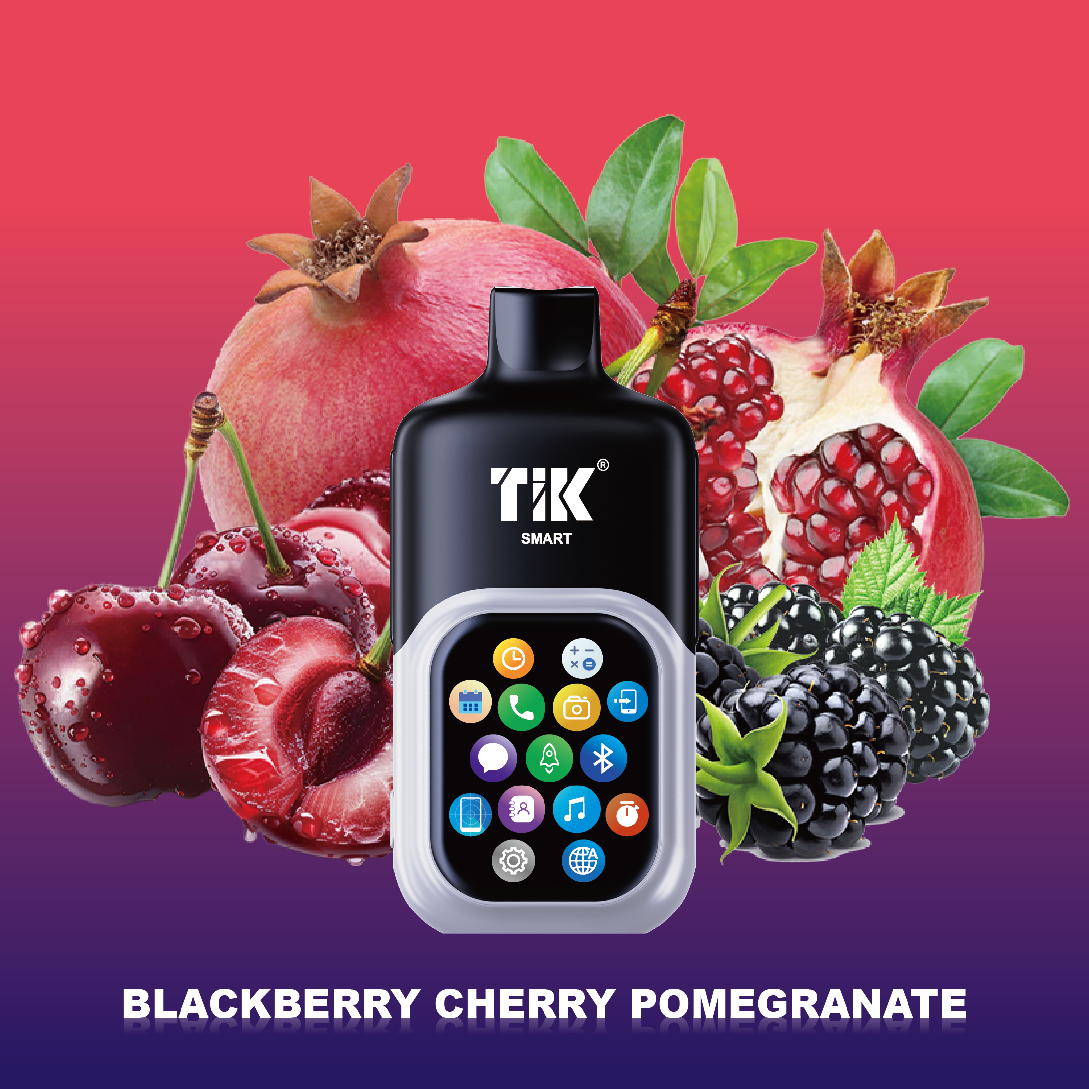 TIK SMART Blackberry Cherry Pomegranate