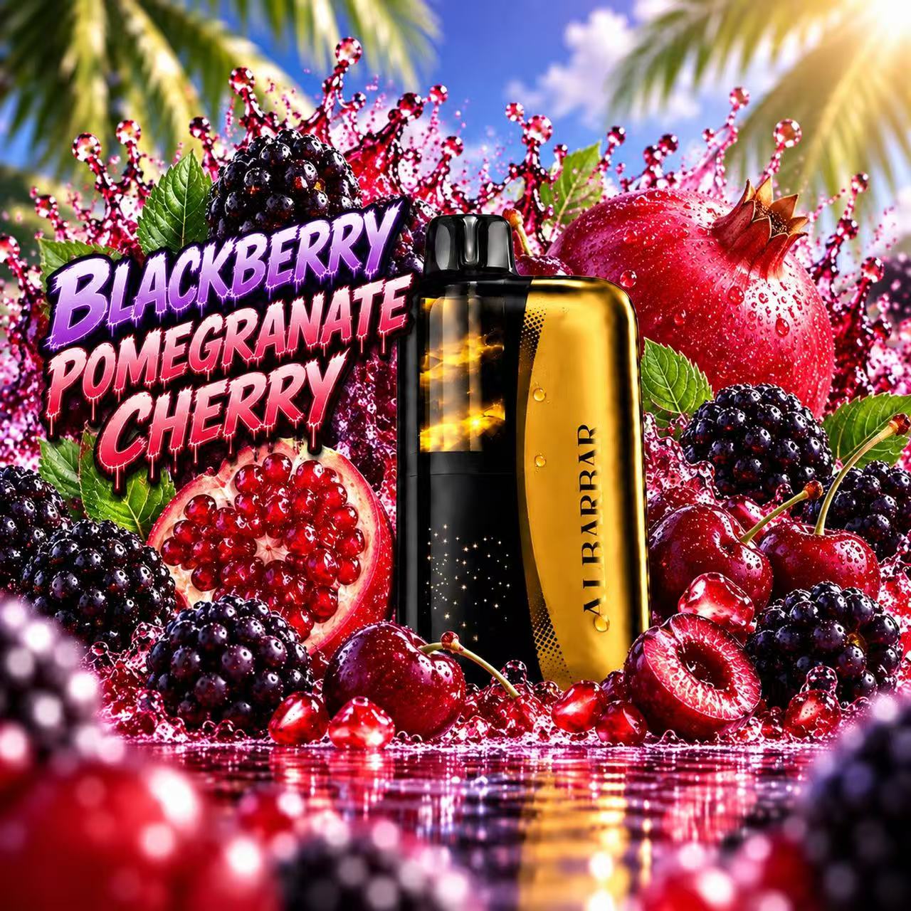 ALIBARBAR  SWIRL Blackberry-Pomegranate-Cherry