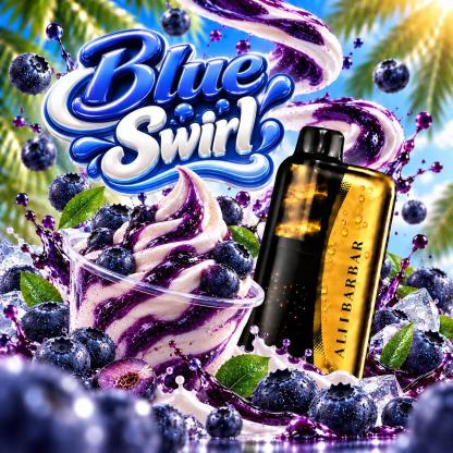 ALIBARBAR  SWIRL Blue-Swirl