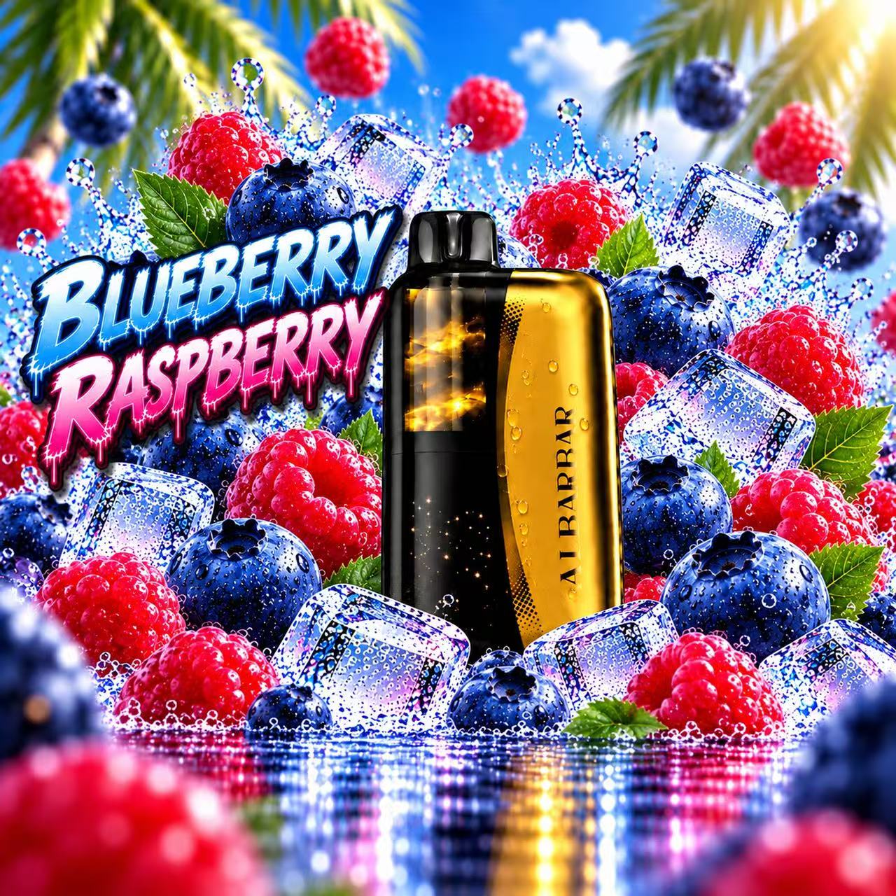 ALIBARBAR  SWIRL Blueberry-Raspberry