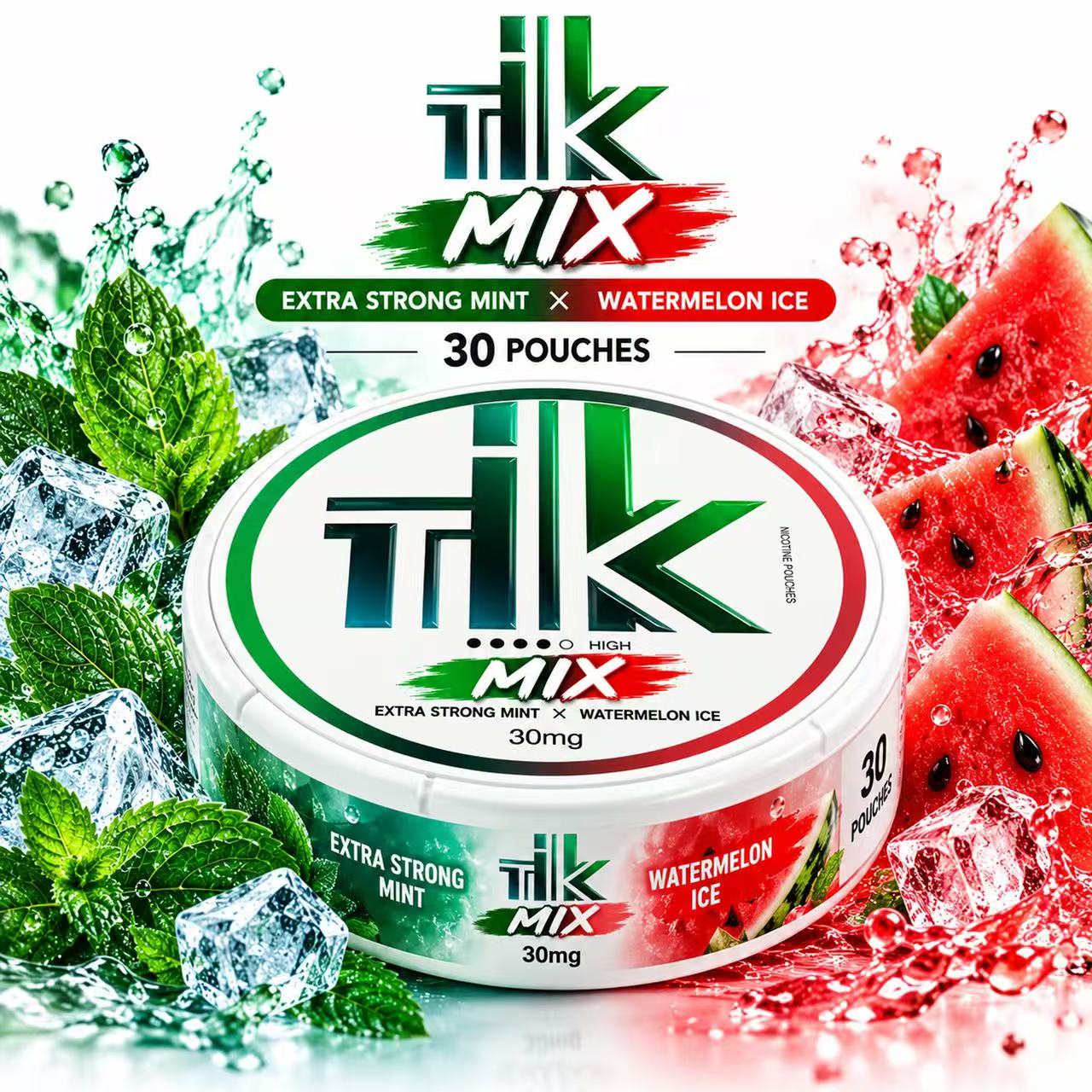 TIK EXTRA STRONG MINT*WATERMELON ICE