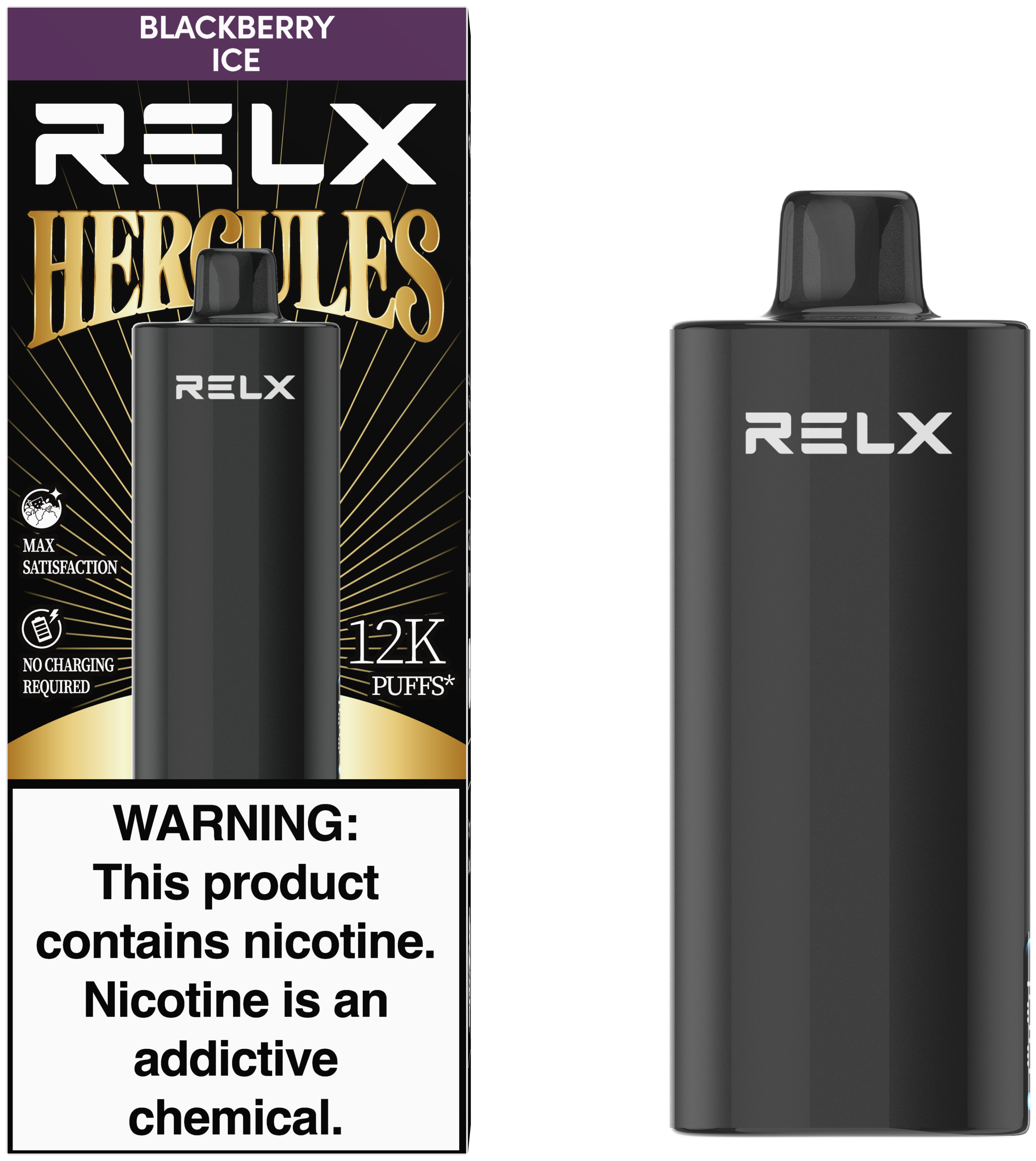 RELX Herc 12000 Puffs – Blackberry Ice