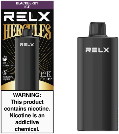 RELX Herc 12000 Puffs – Blackberry Ice