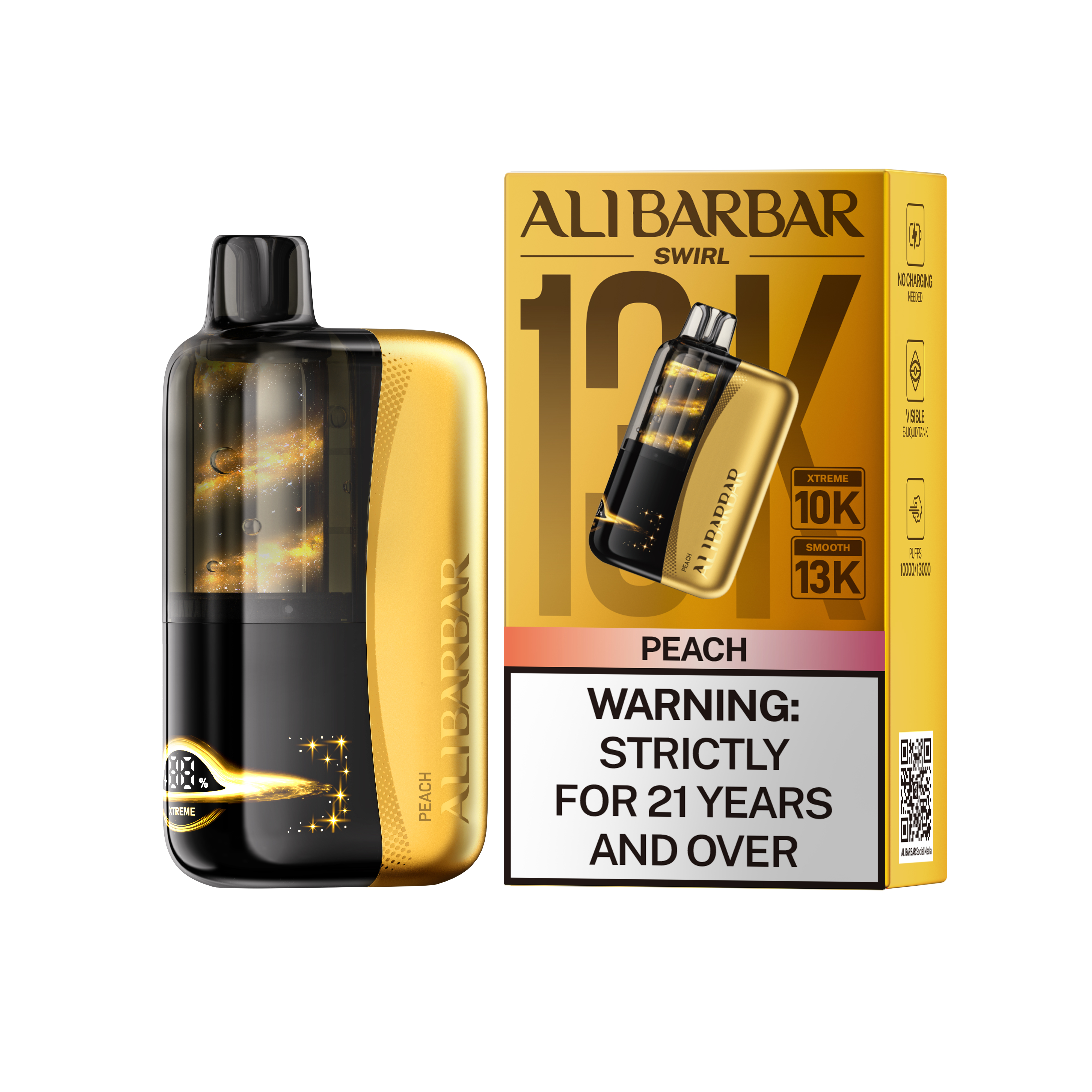 ALIBARBAR  SWIRL Peach
