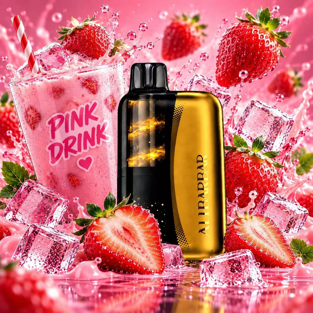 ALIBARBAR  SWIRL Pink-Drink