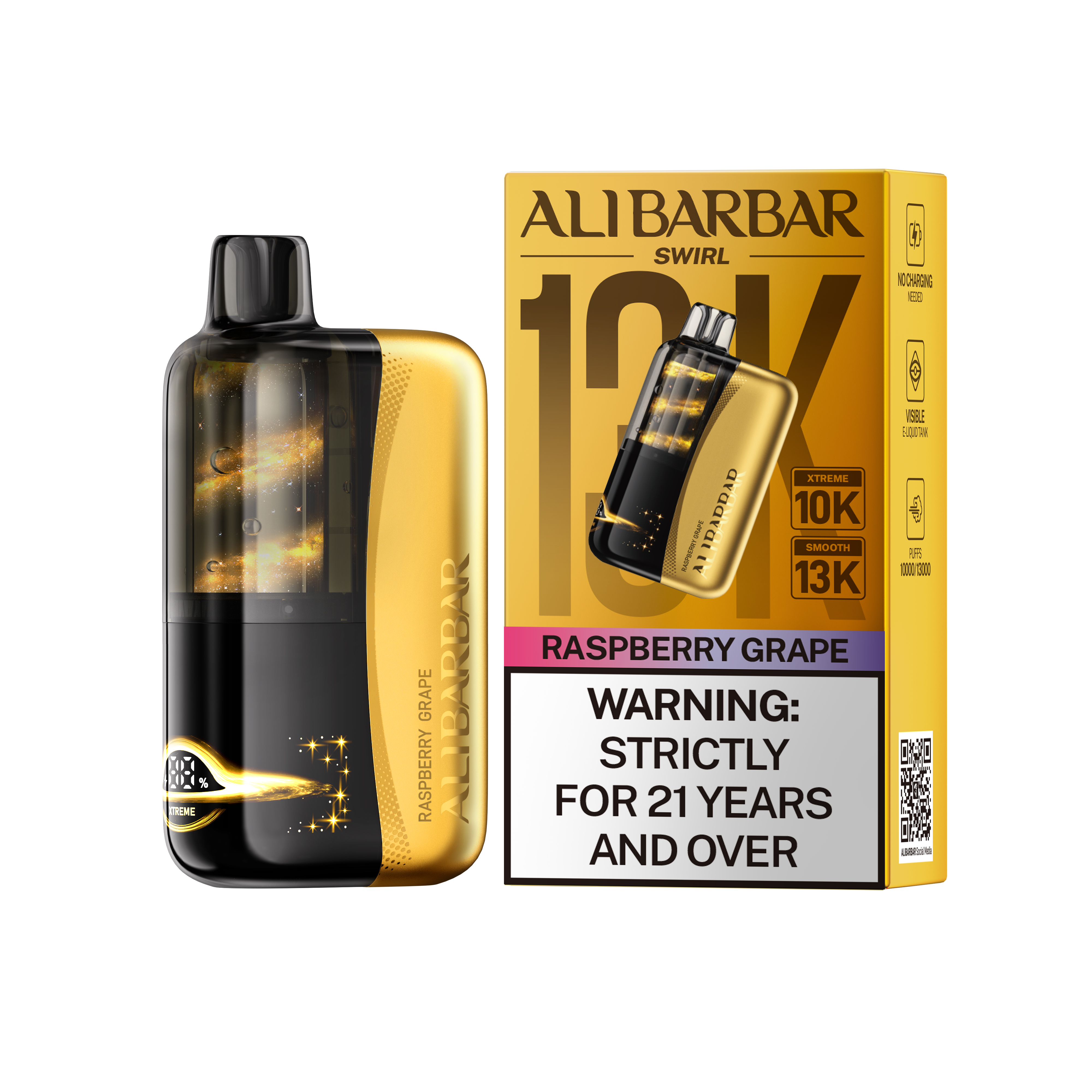 ALIBARBAR  SWIRL Raspberry-Grape