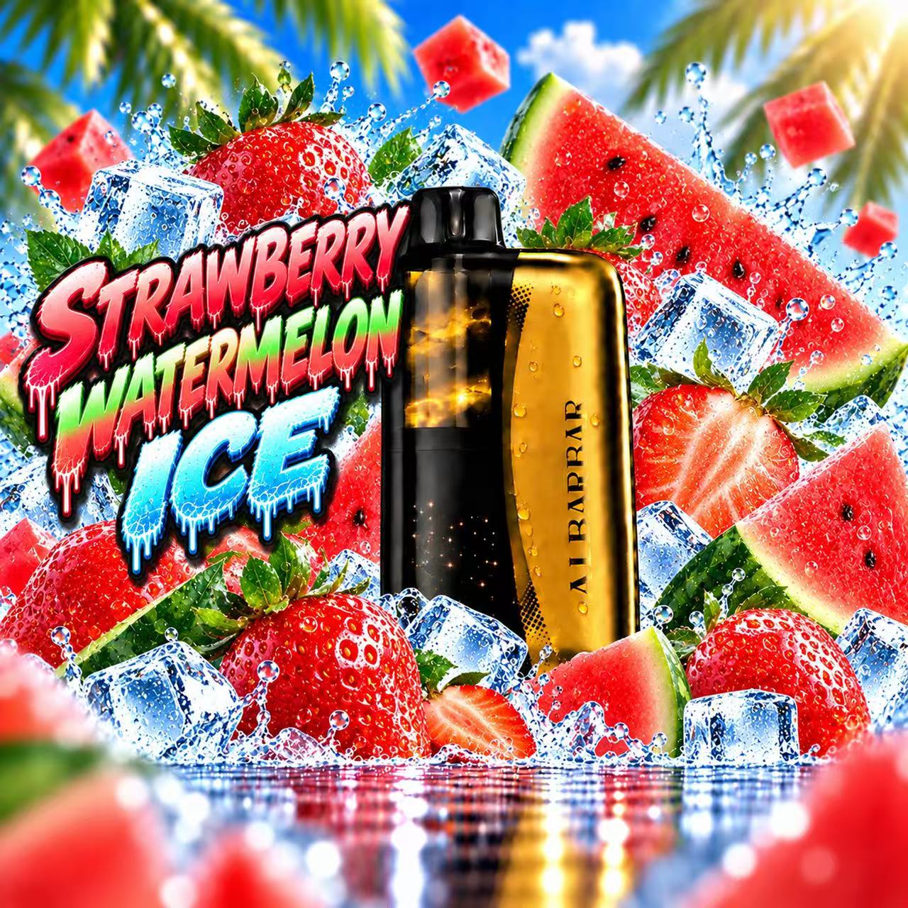 ALIBARBAR  SWIRL Strawberry-Watermelon-Ice