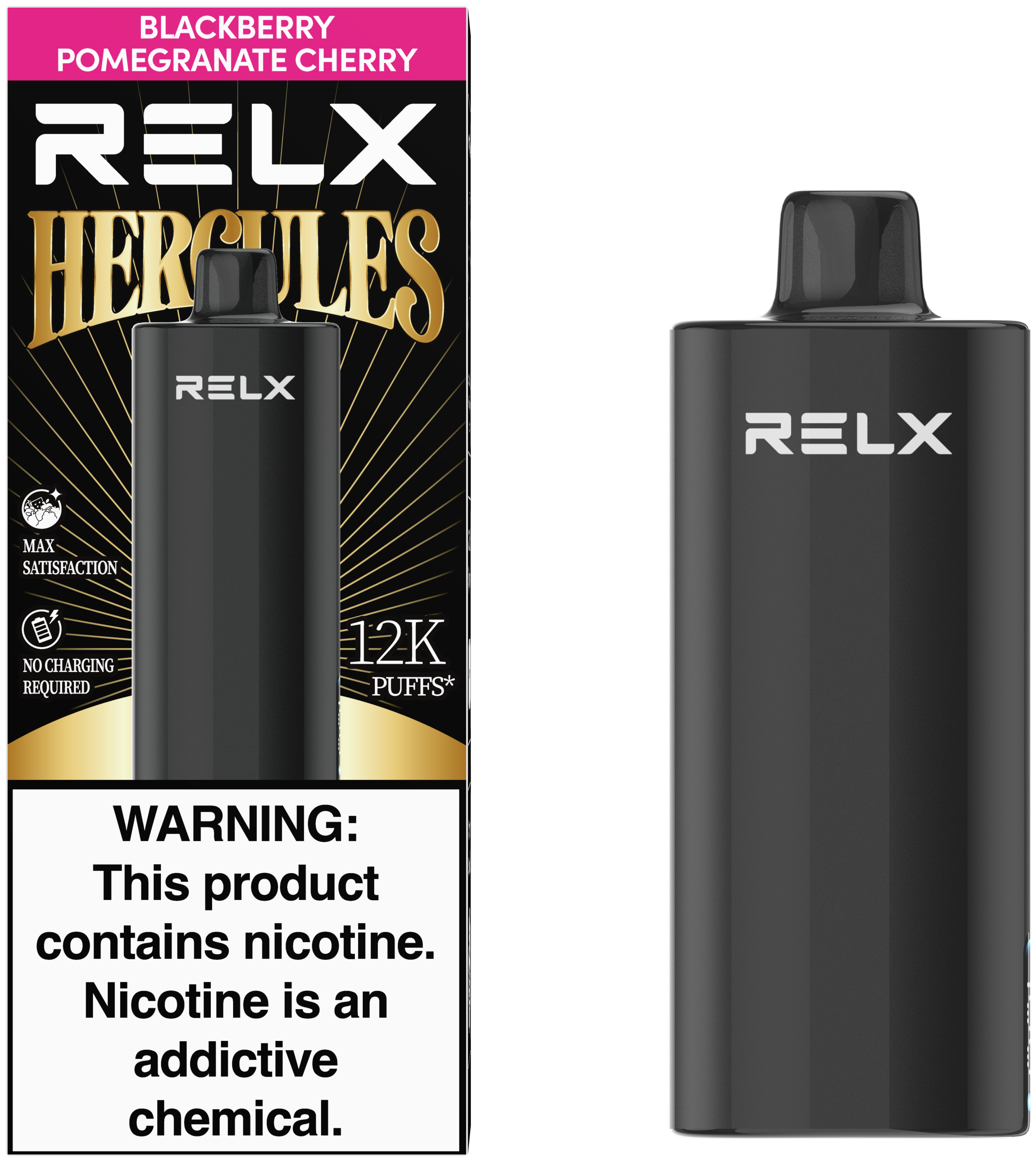 RELX Herc 12000 Puffs – Blackberry Pomegranate Cherry