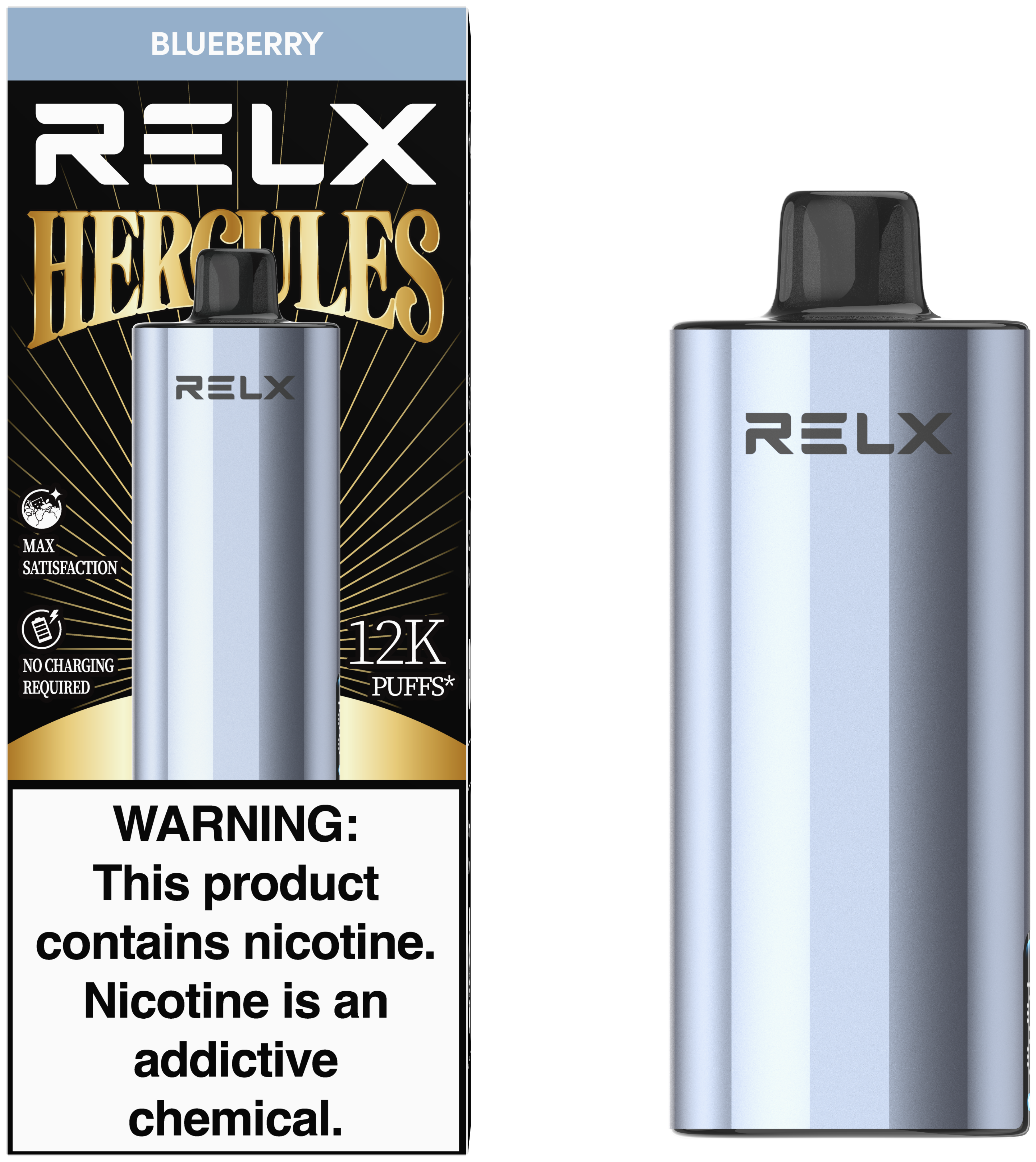 RELX Herc 12000 Puffs – Blueberry