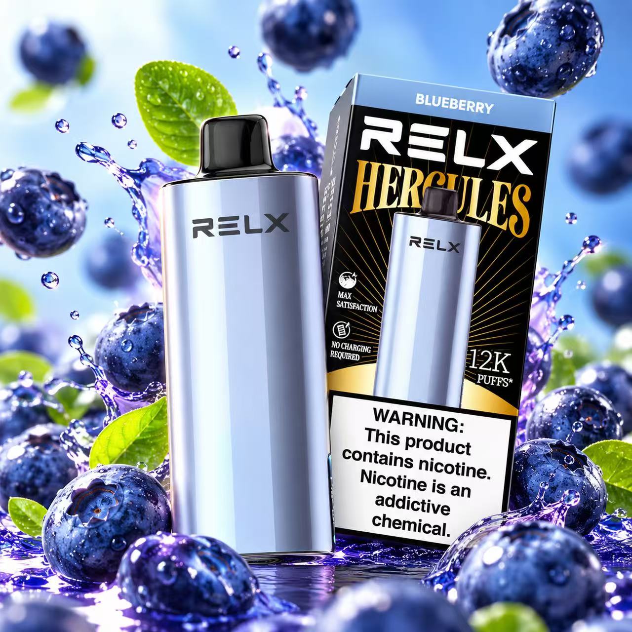 RELX Herc 12000 Puffs – Blueberry