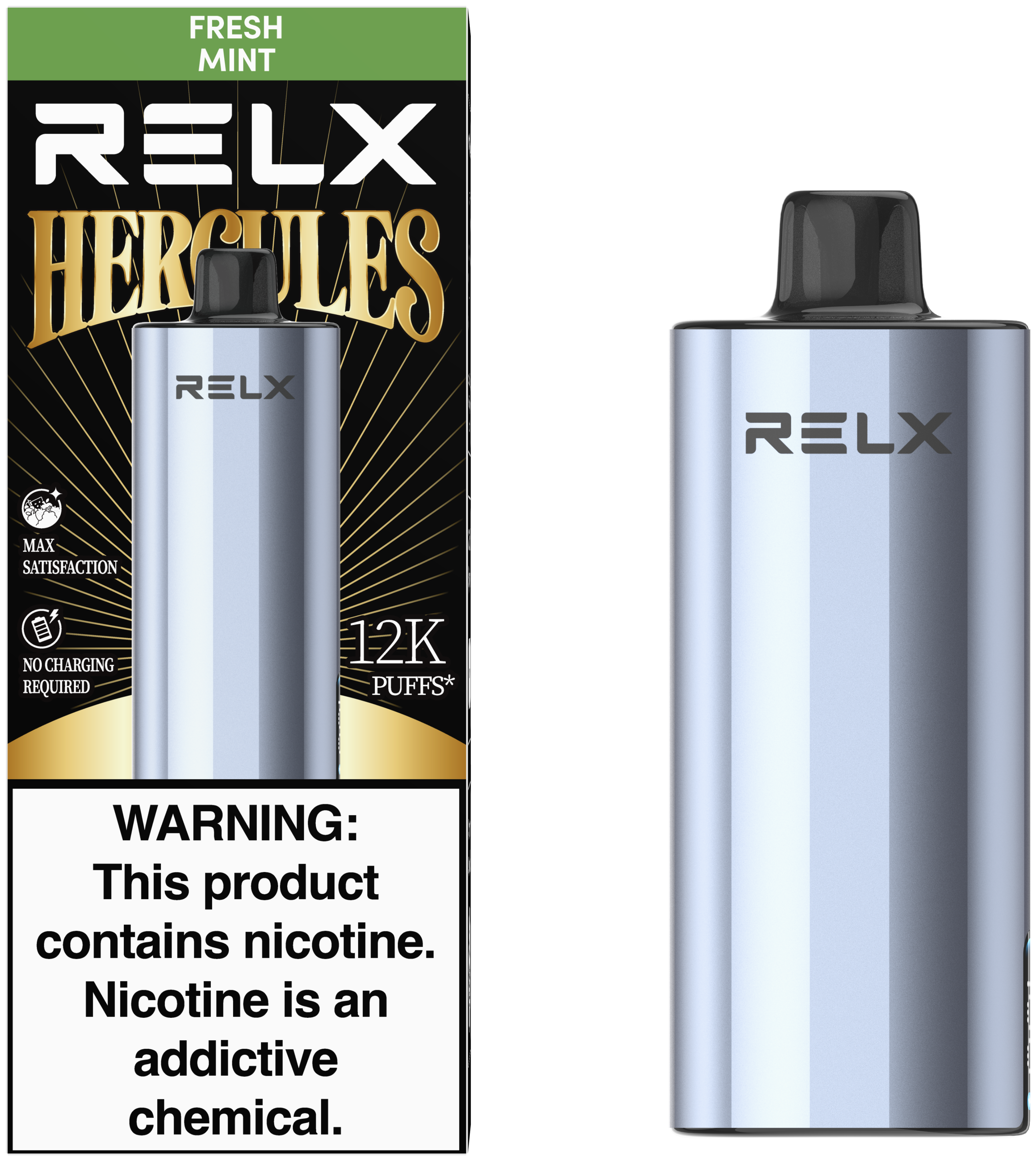 RELX Herc 12000 Puffs – Fresh Mint