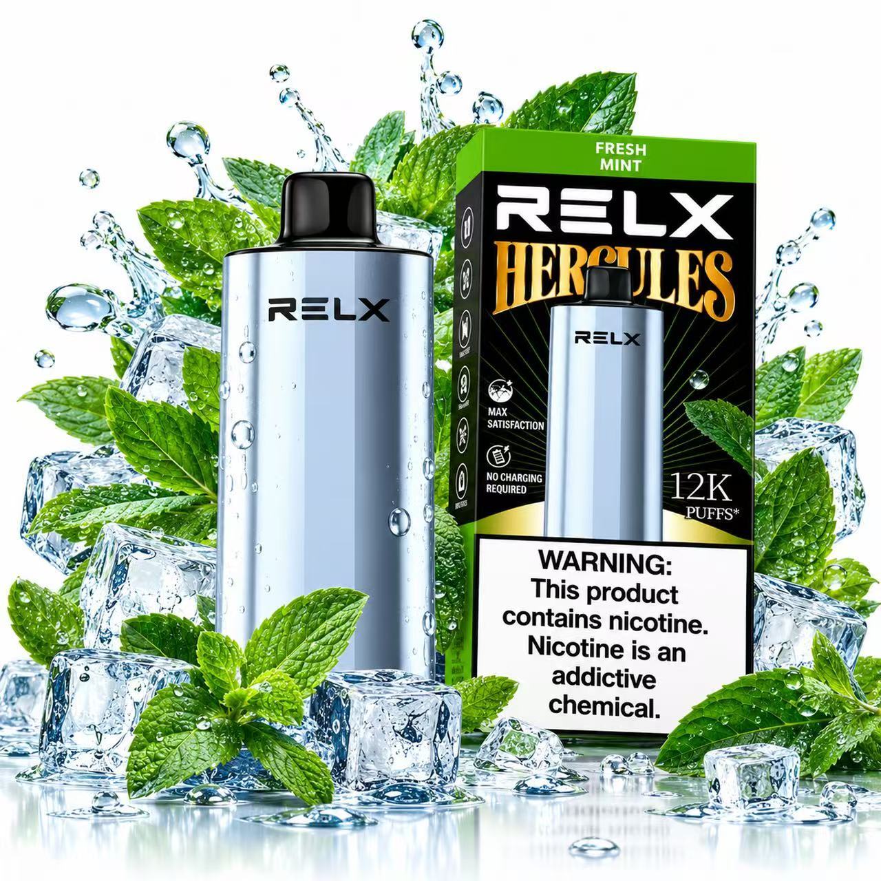 RELX Herc 12000 Puffs – Fresh Mint
