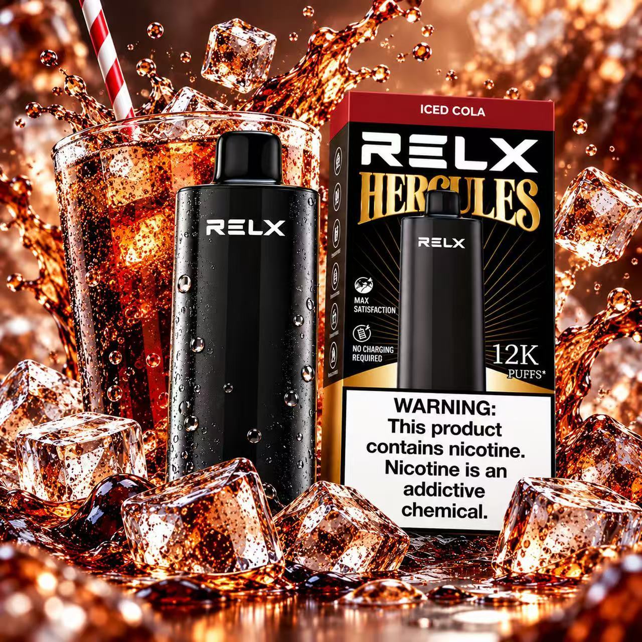RELX Herc 12000 Puffs – Ice Cola