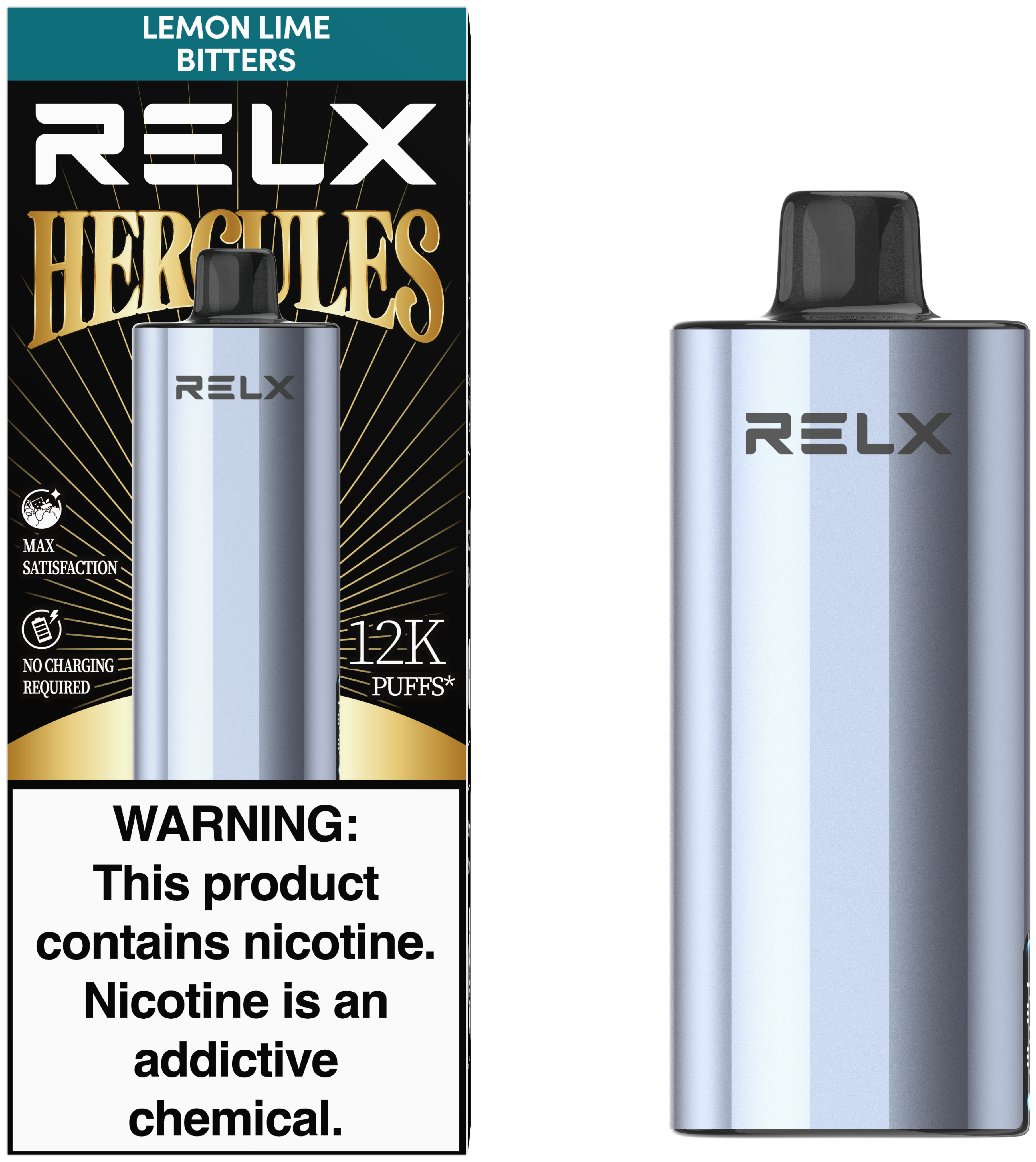 RELX Herc 12000 Puffs – Lemon Lime Bitters
