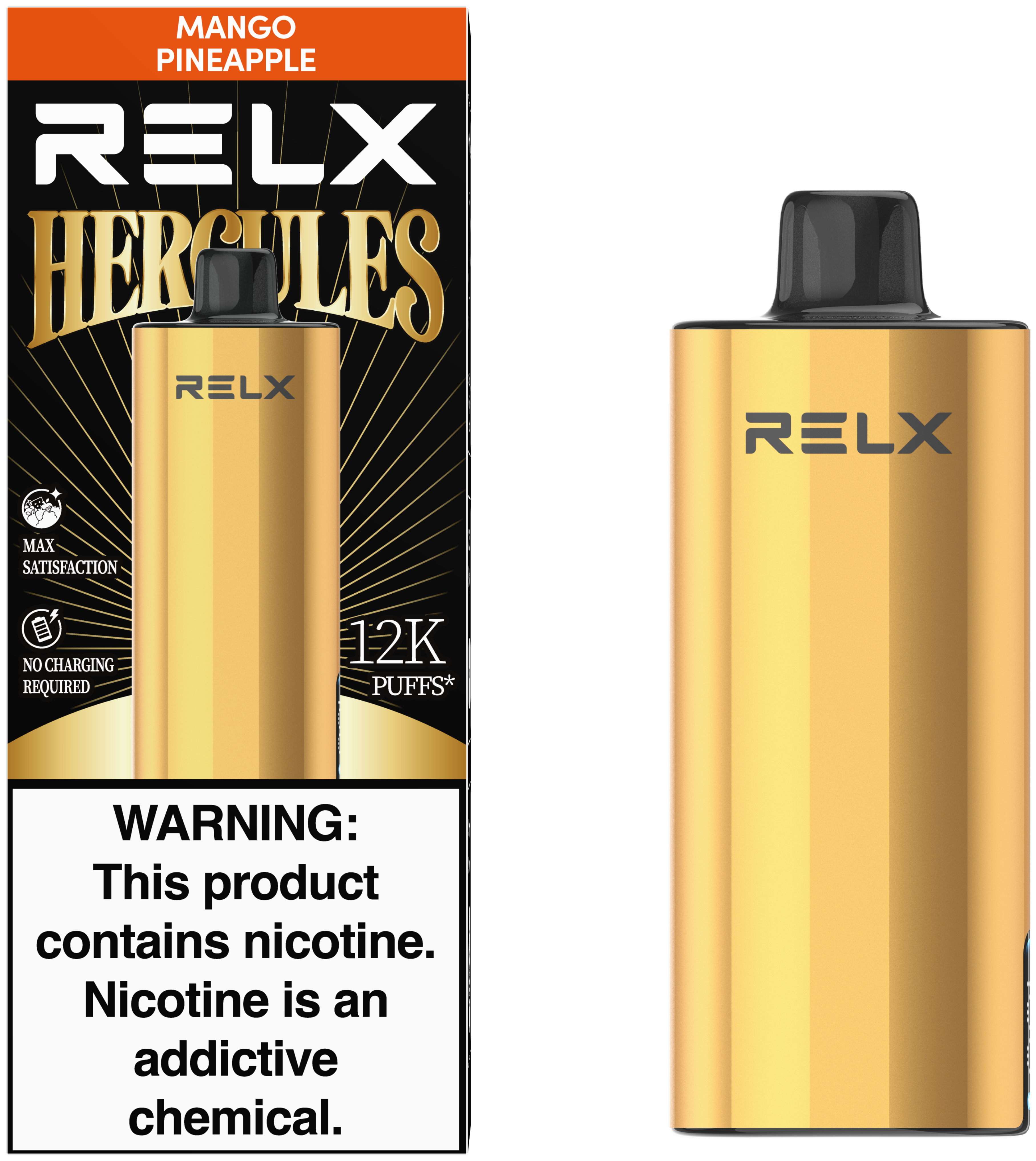 RELX Herc 12000 Puffs – Mango Pineapple