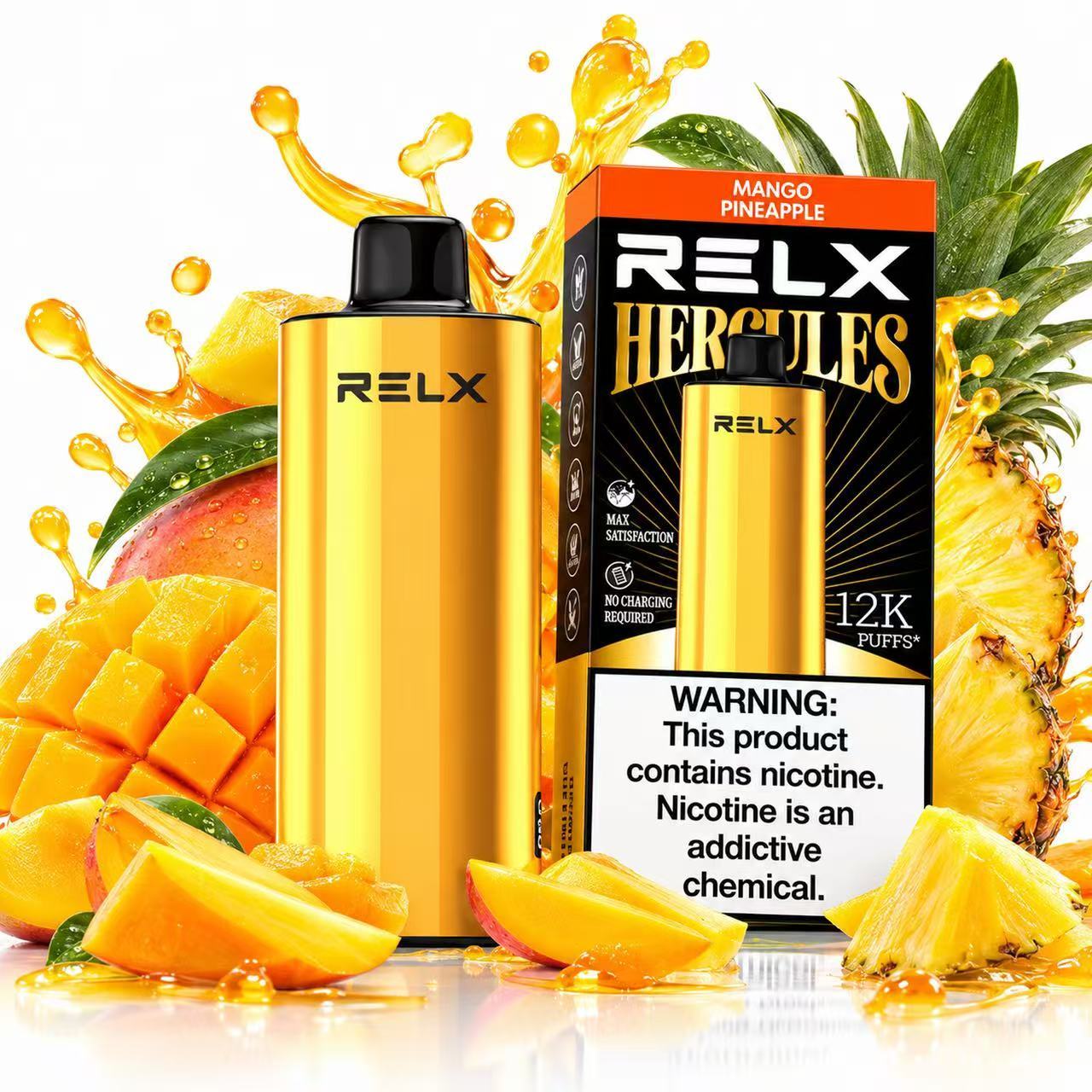 RELX Herc 12000 Puffs – Mango Pineapple