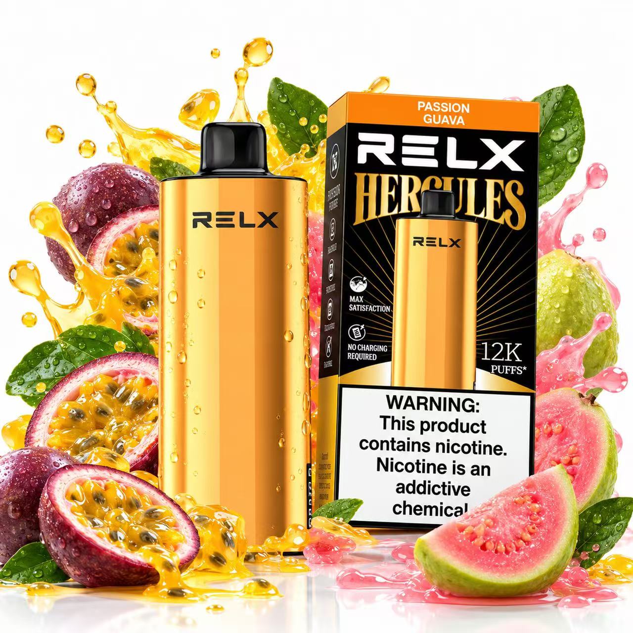 RELX Herc 12000 Puffs – Passion Guava