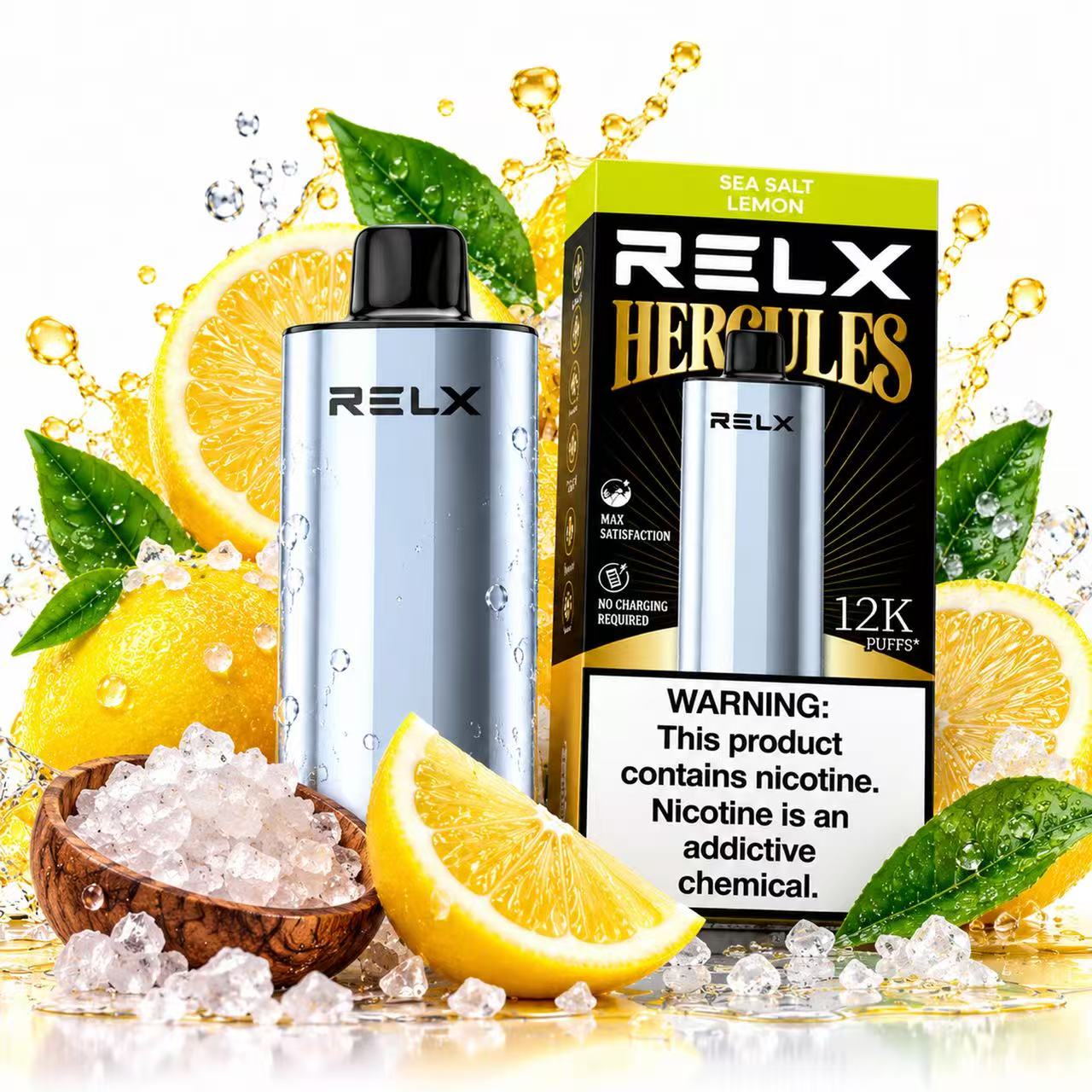 RELX Herc 12000 Puffs – Sea Salt Lemon