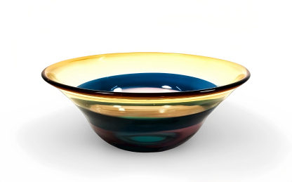 Veined Frosted Bowl