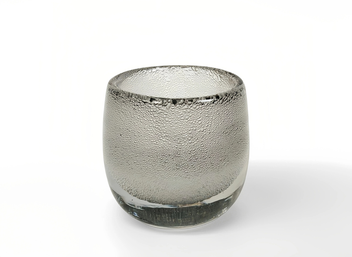 Amber Bubble Glass Cup