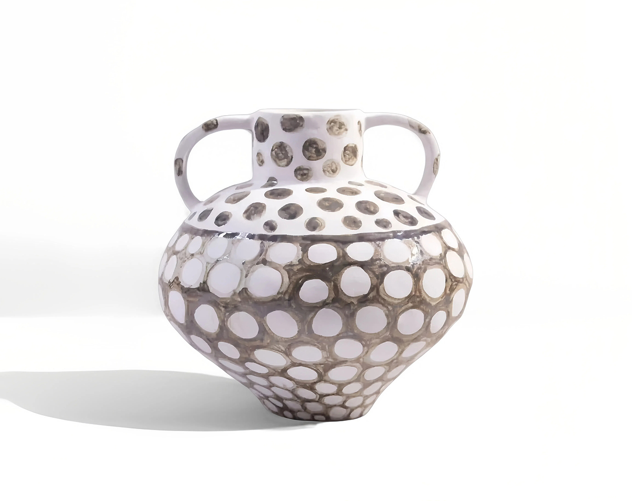 Star- Dotted Pottery Jar