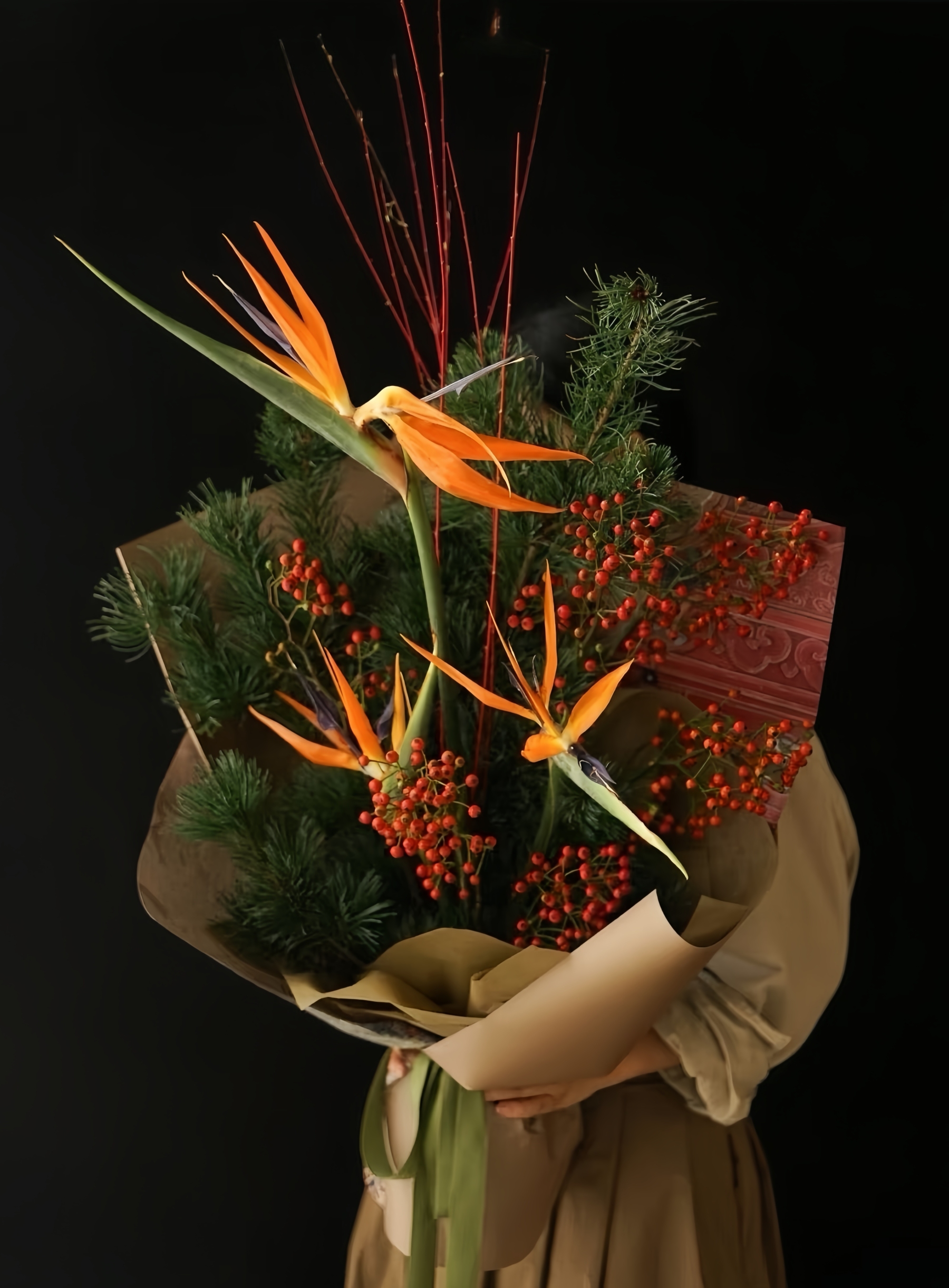 Flame Feather & Red Twig