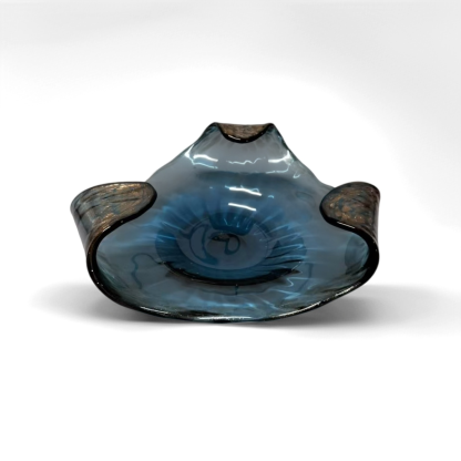 Gold Vein Blue Dish