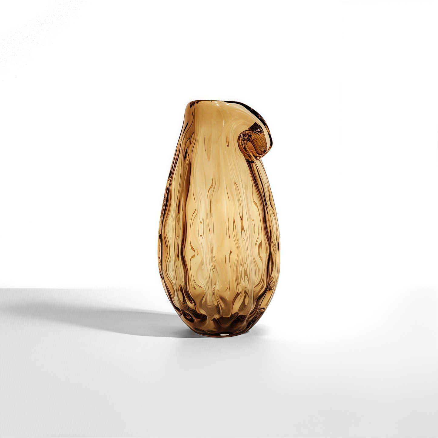 Ochre Curve Vase