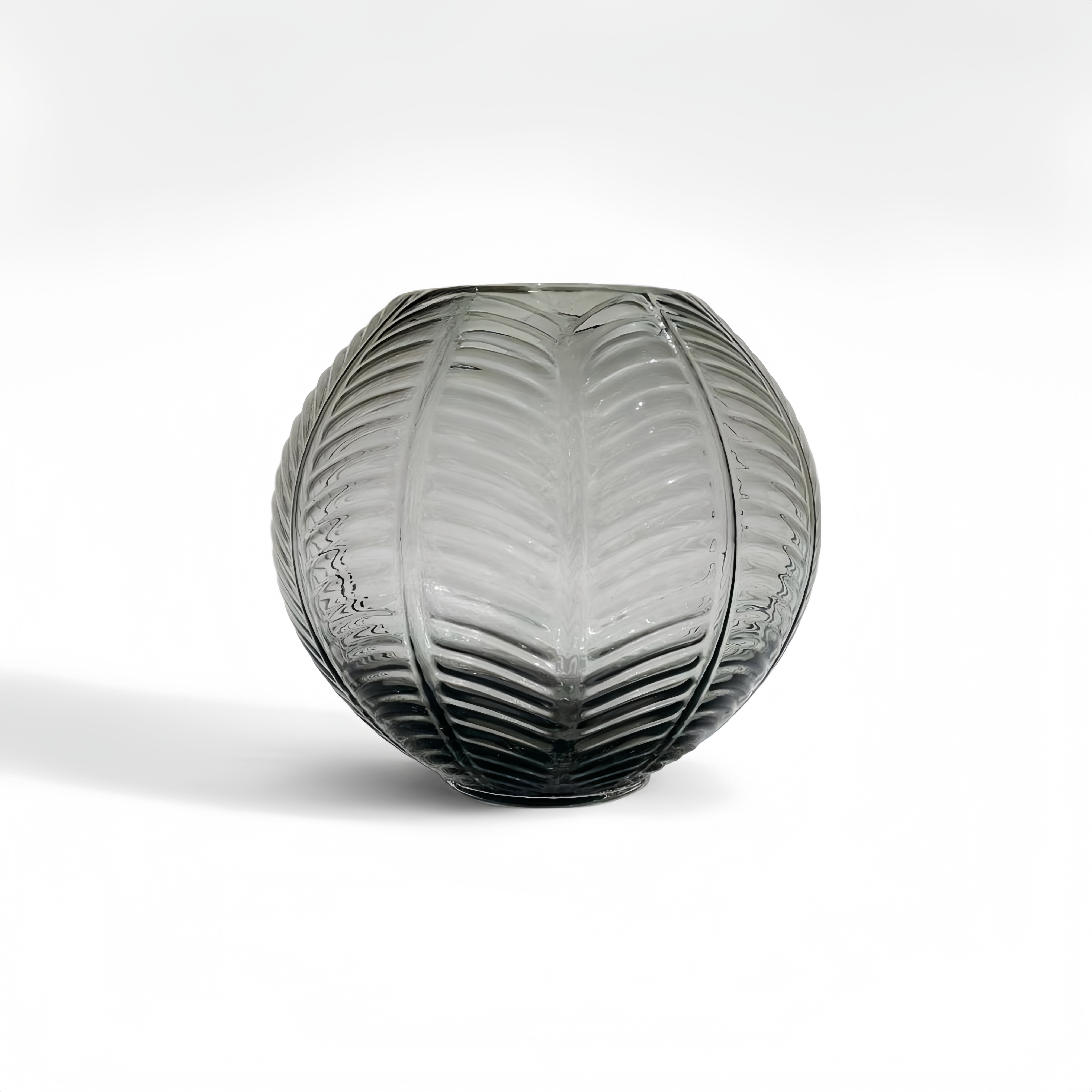Leaf  Patterned Glass Ball