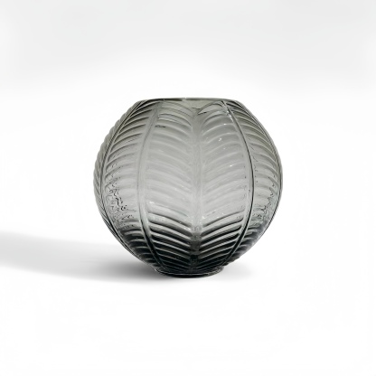 Leaf  Patterned Glass Ball