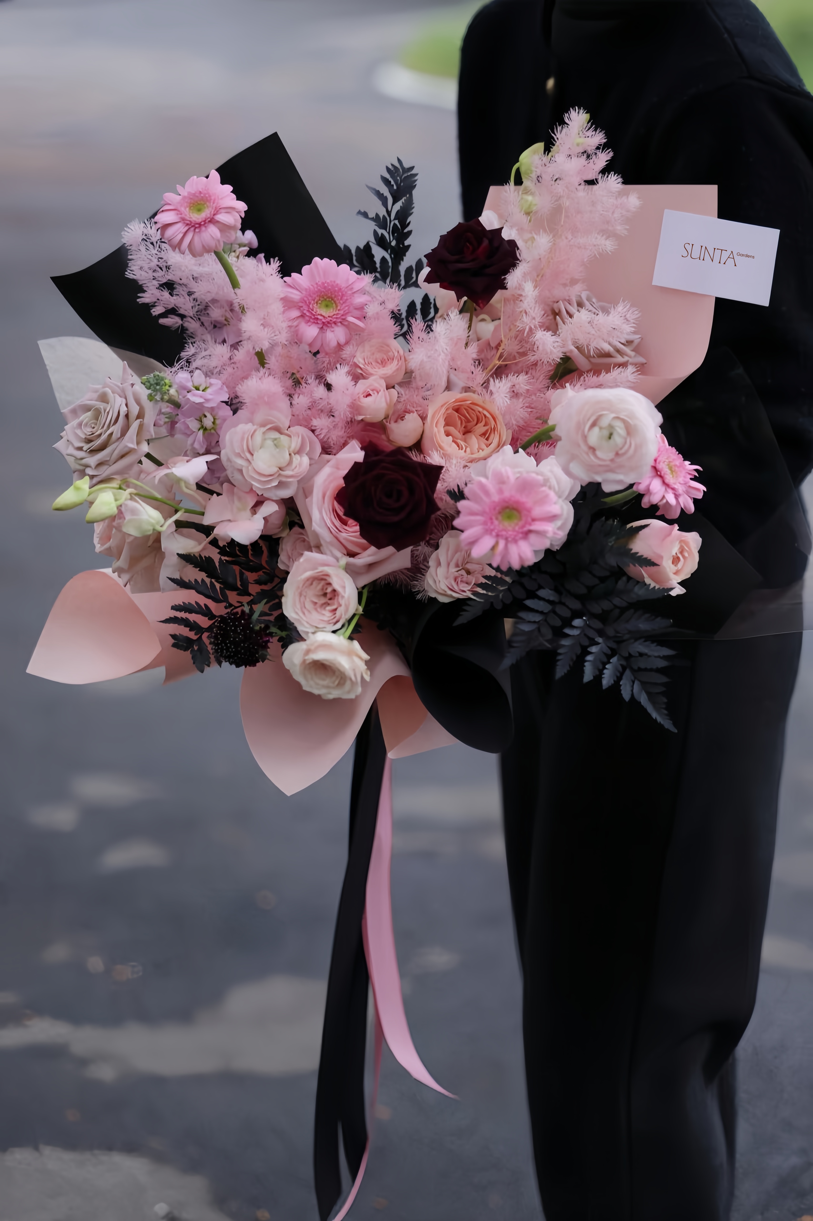 Pink  Black Whispers