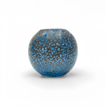 Blue Speckle Vase