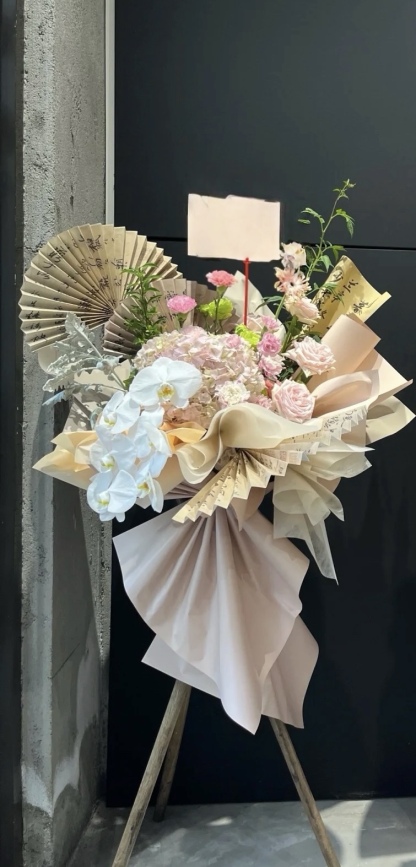 Pink  Ink Poetic Bouquet