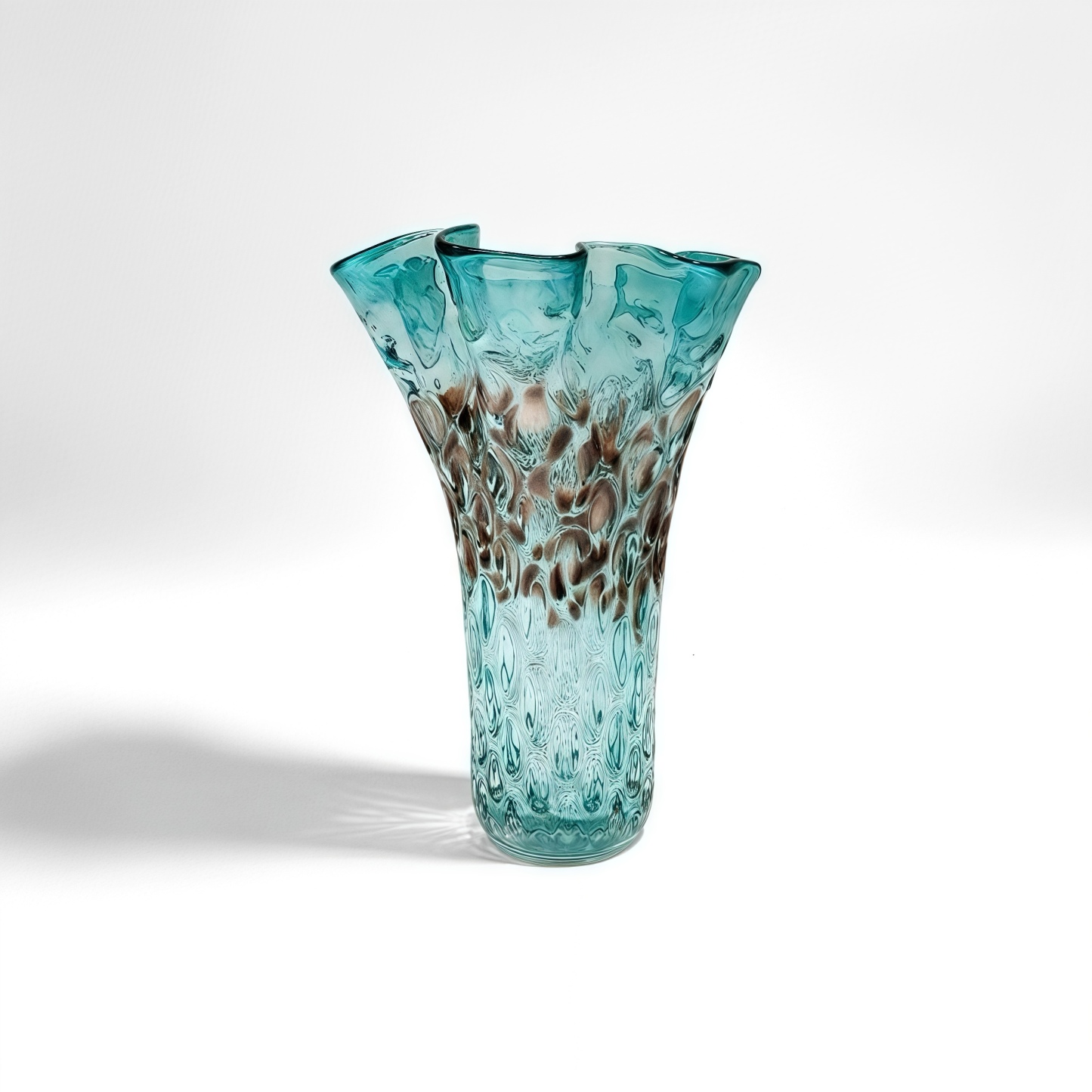 Turquoise Wave Vase