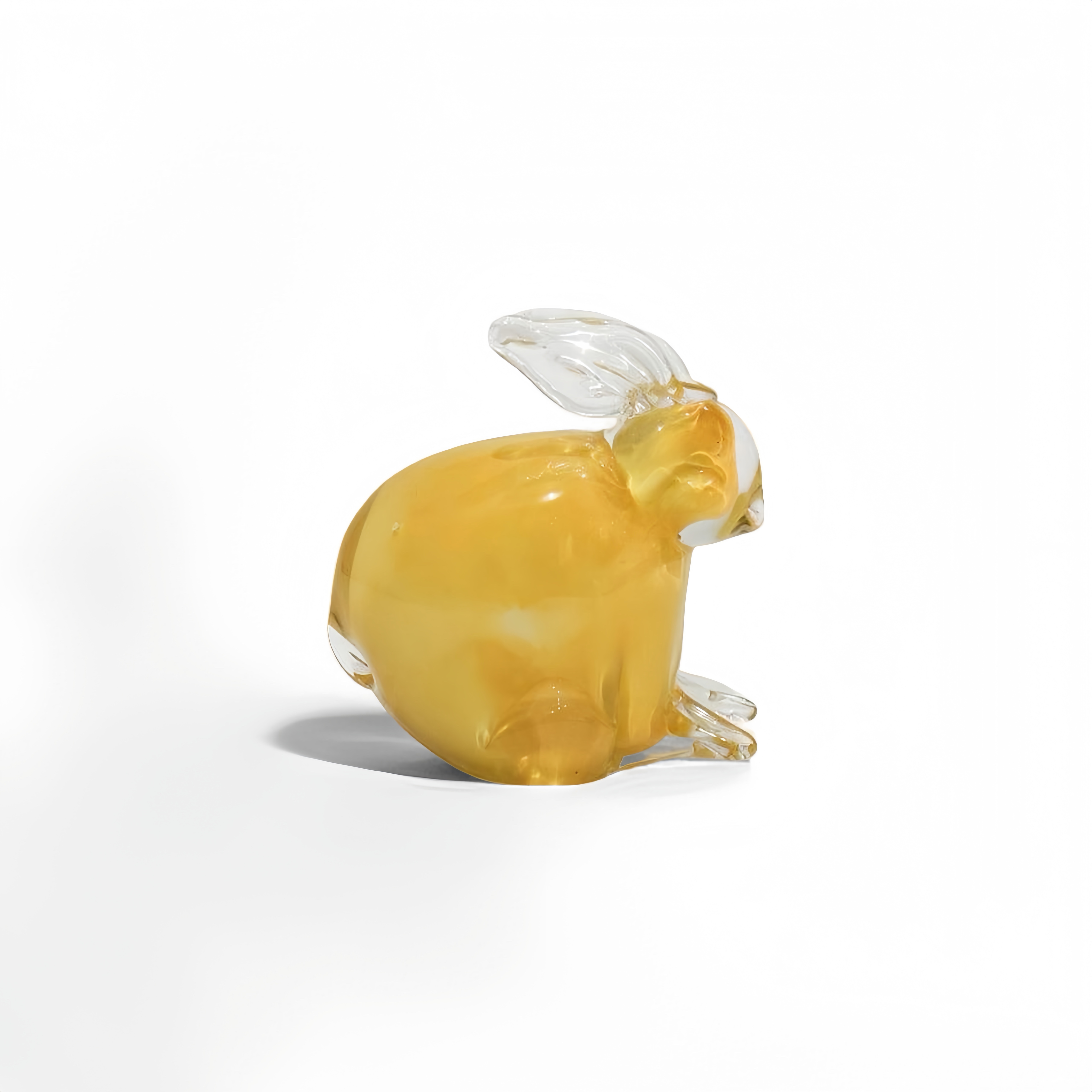 Yellow Glass Rabbit