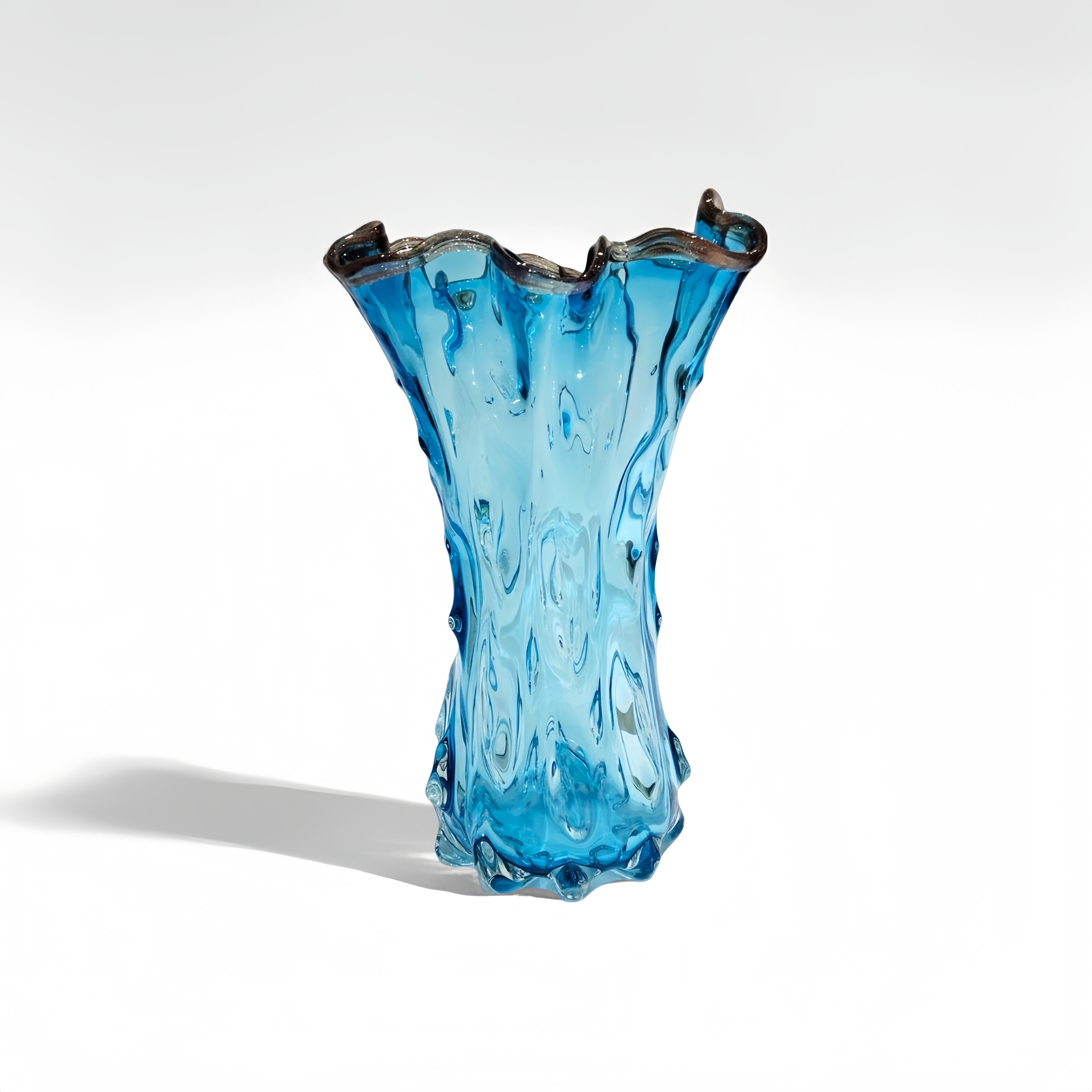 Blue Ripple Dream Vase