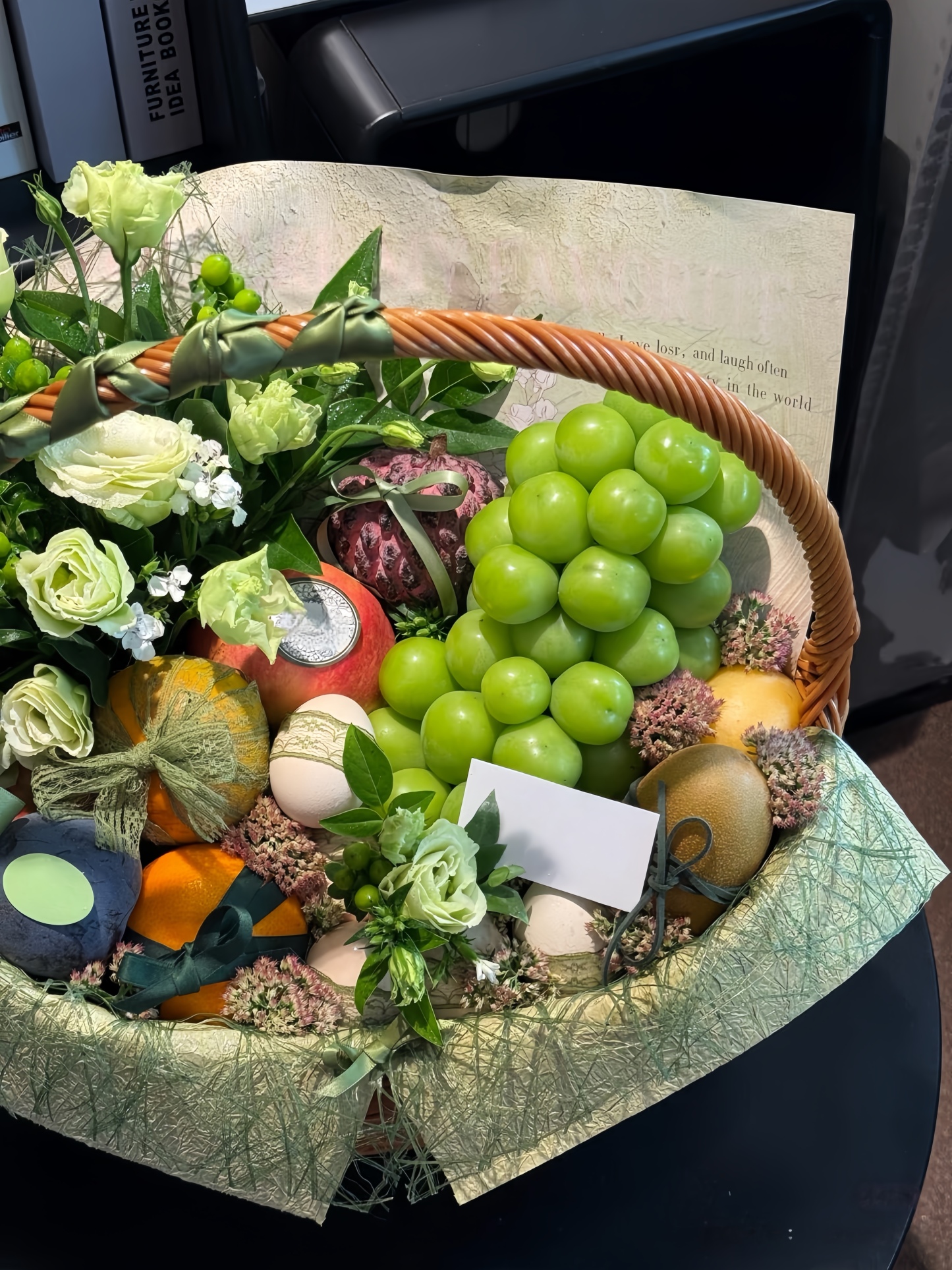 Green Ripple Fresh Basket