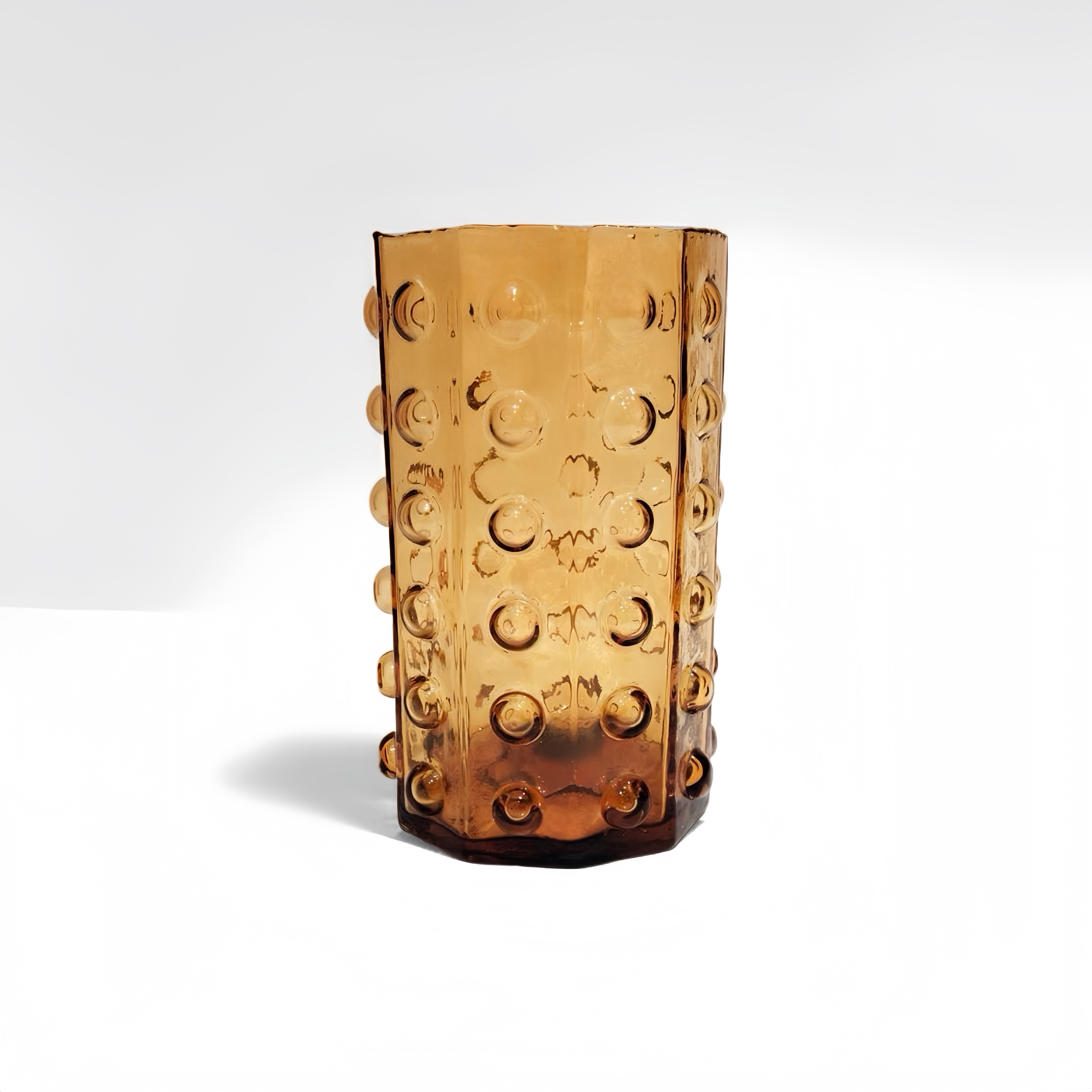 Amber Bump Vase