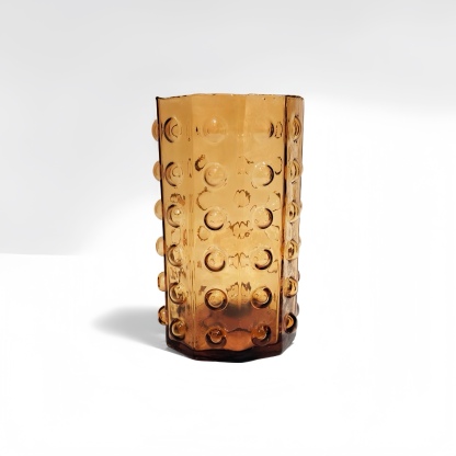 Amber Bump Vase