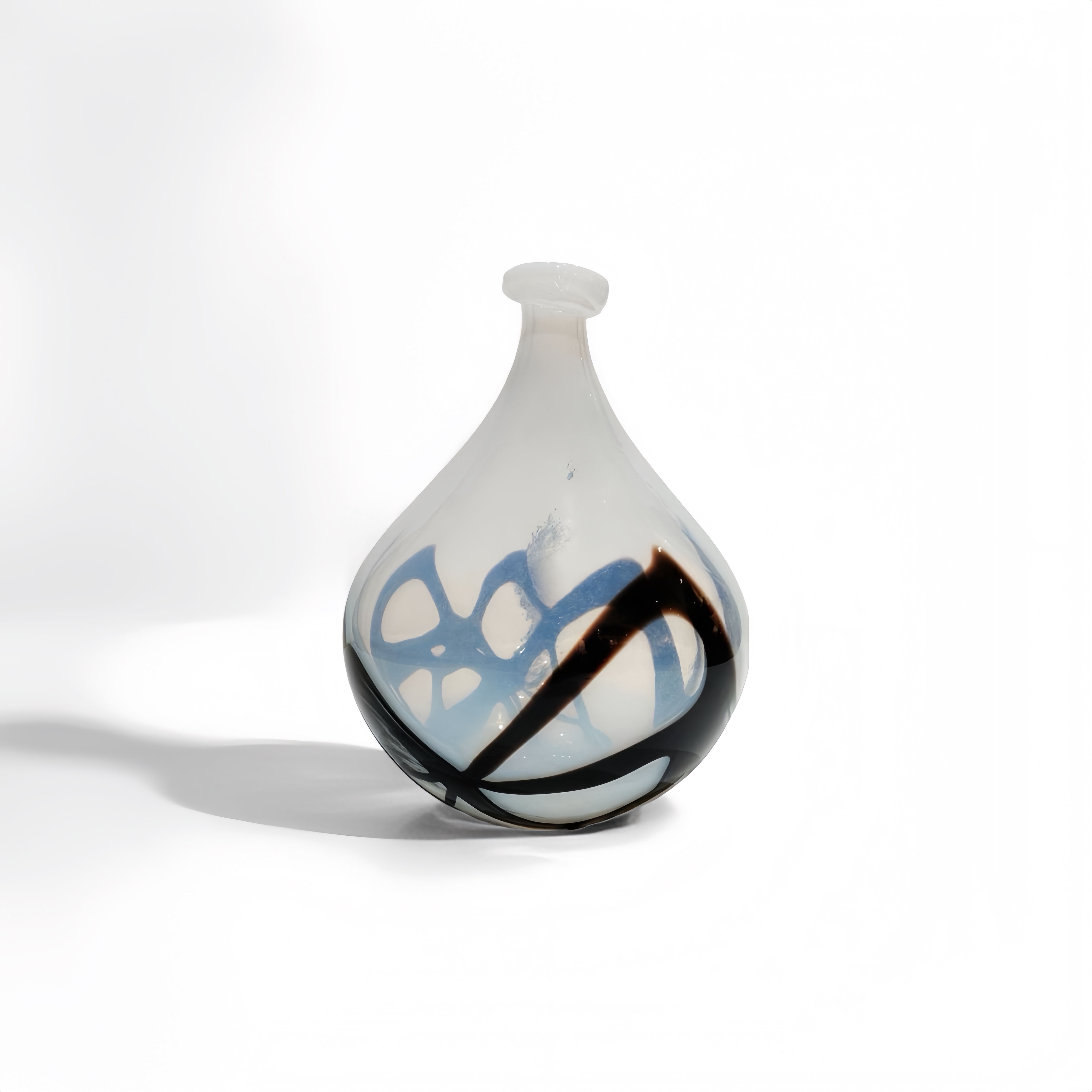 Misty Vein Glass Vase