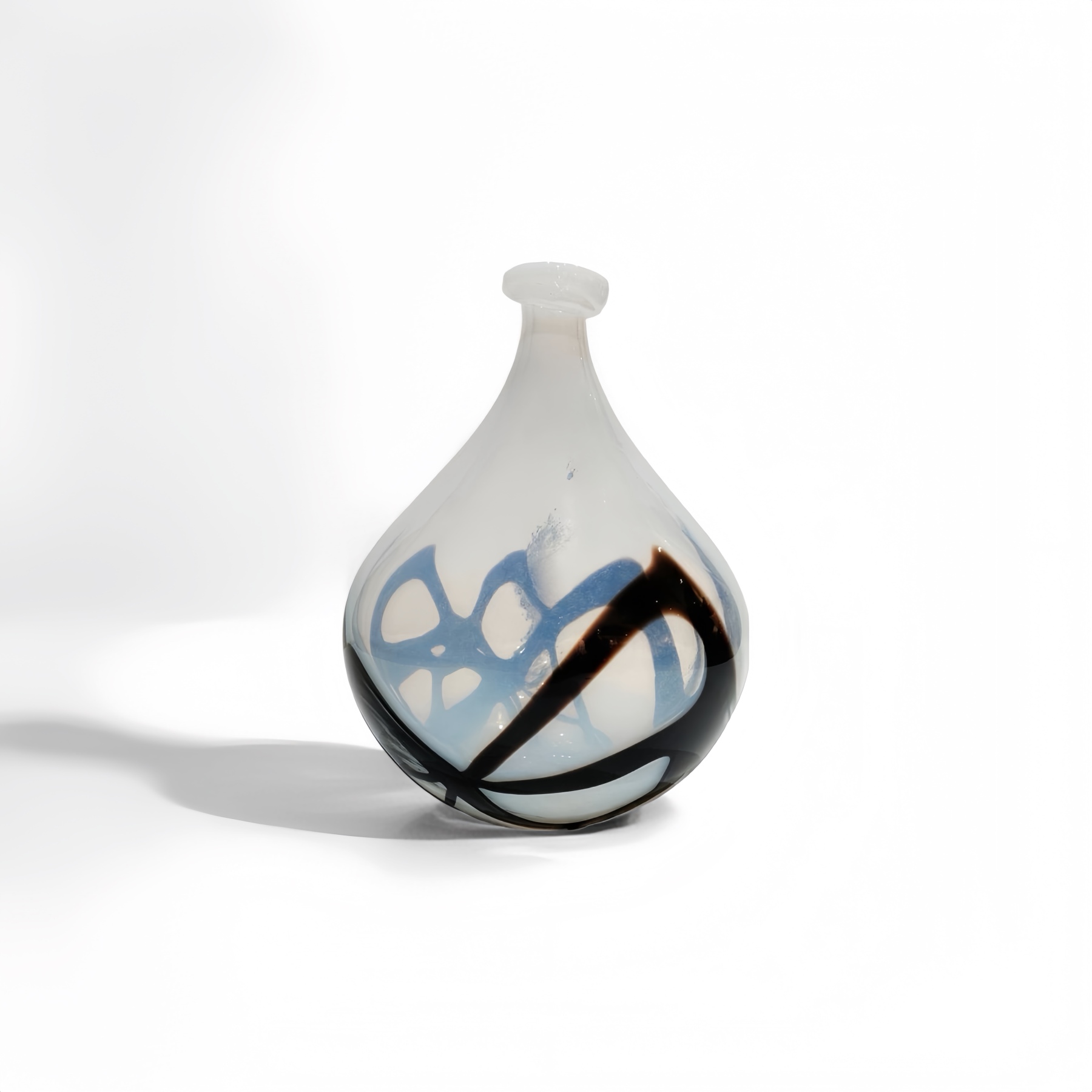 Misty Vein Glass Vase