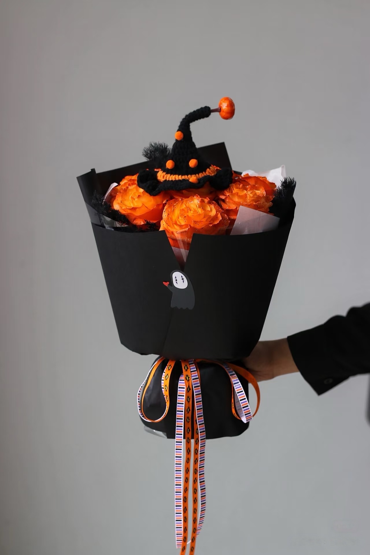 No-Face Halloween Bouquet