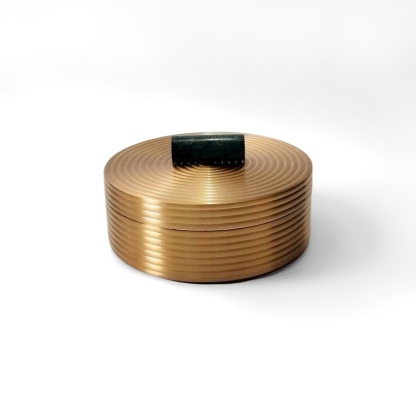 Ribbed Gold Box