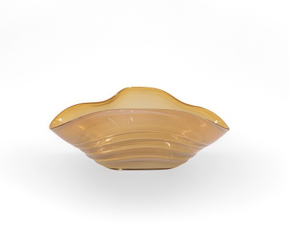 Ochre Wave Bowl