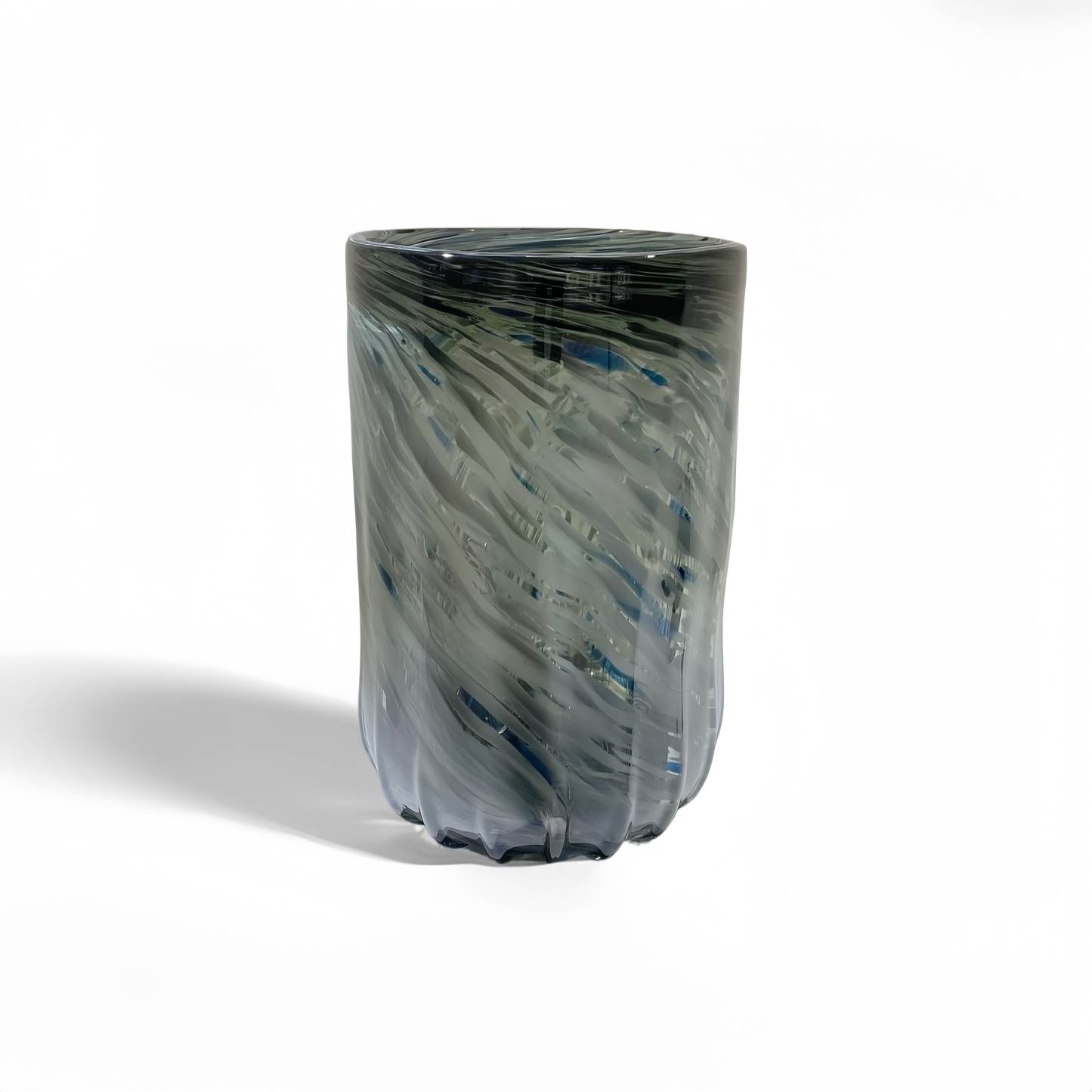 Illusionary Ripple Jade Vase